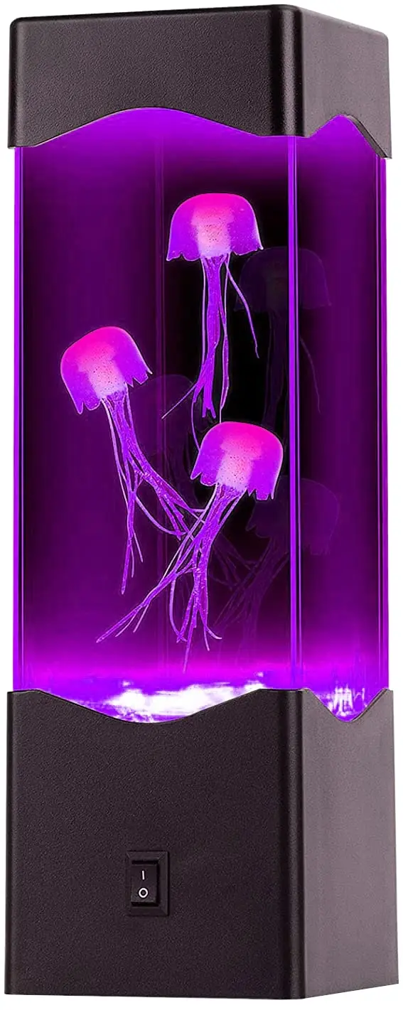 25th Hour LED Jellyfish Nightlight and Mood Lamp