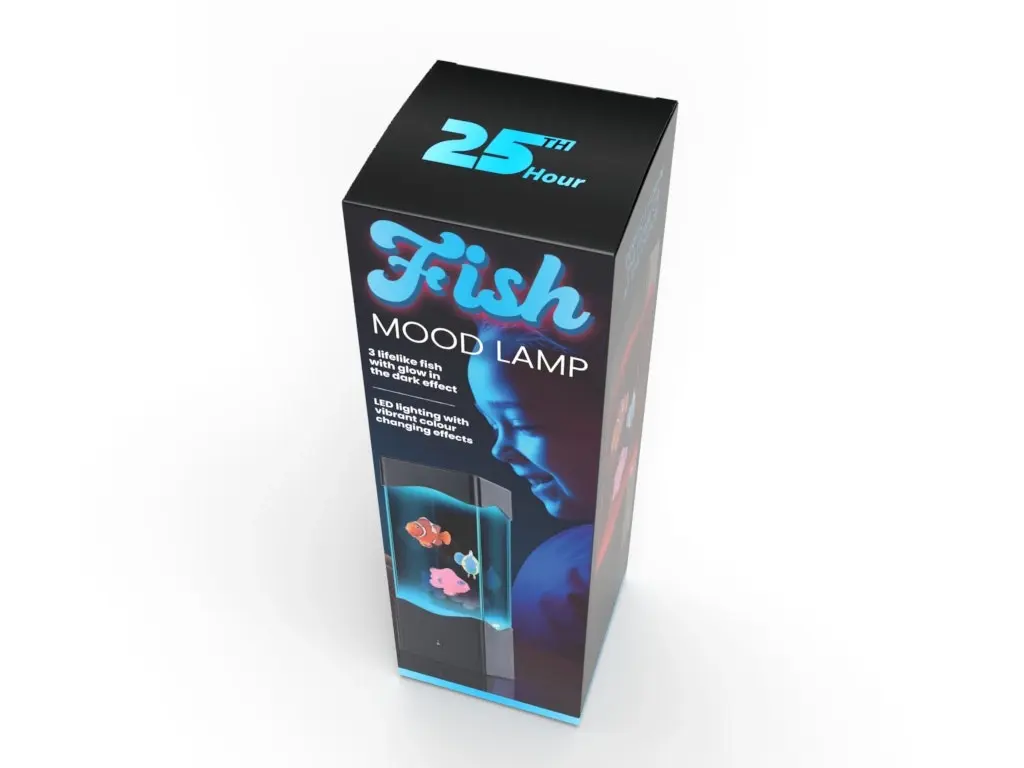 25th Hour LED Fish Nightlight and Mood Lamp