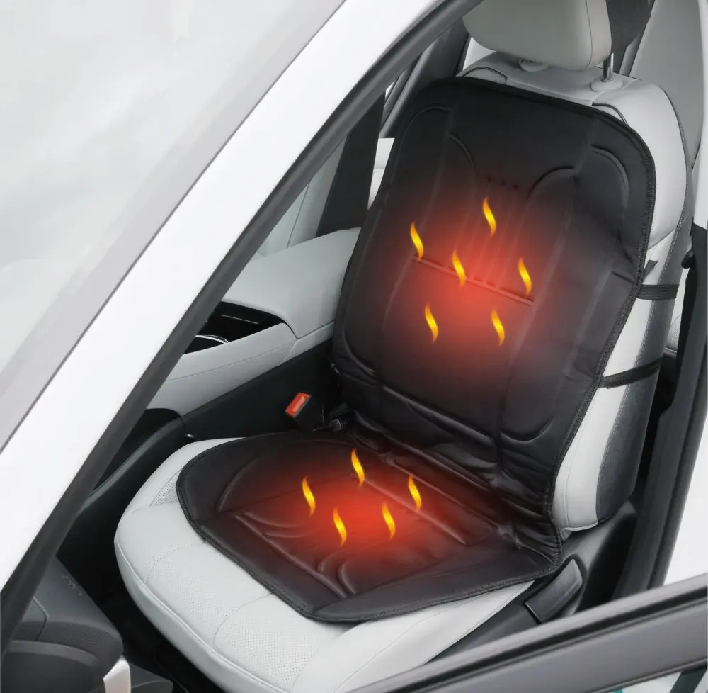 Hercules Heated Universal Fit Car Seat Cushion