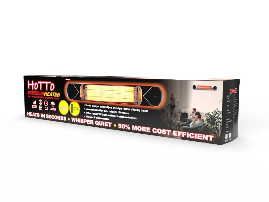 Hotto Wall Mounted Electric Infrared Heater