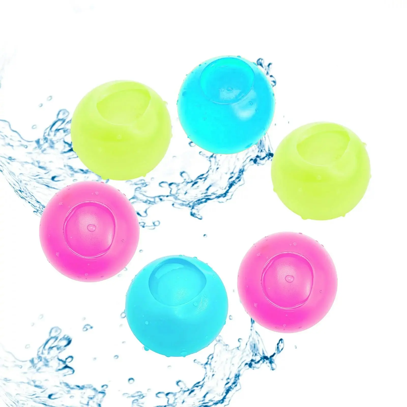 Koolmaxx Splatter Bombos - Reusable Water Balloons 6 pack