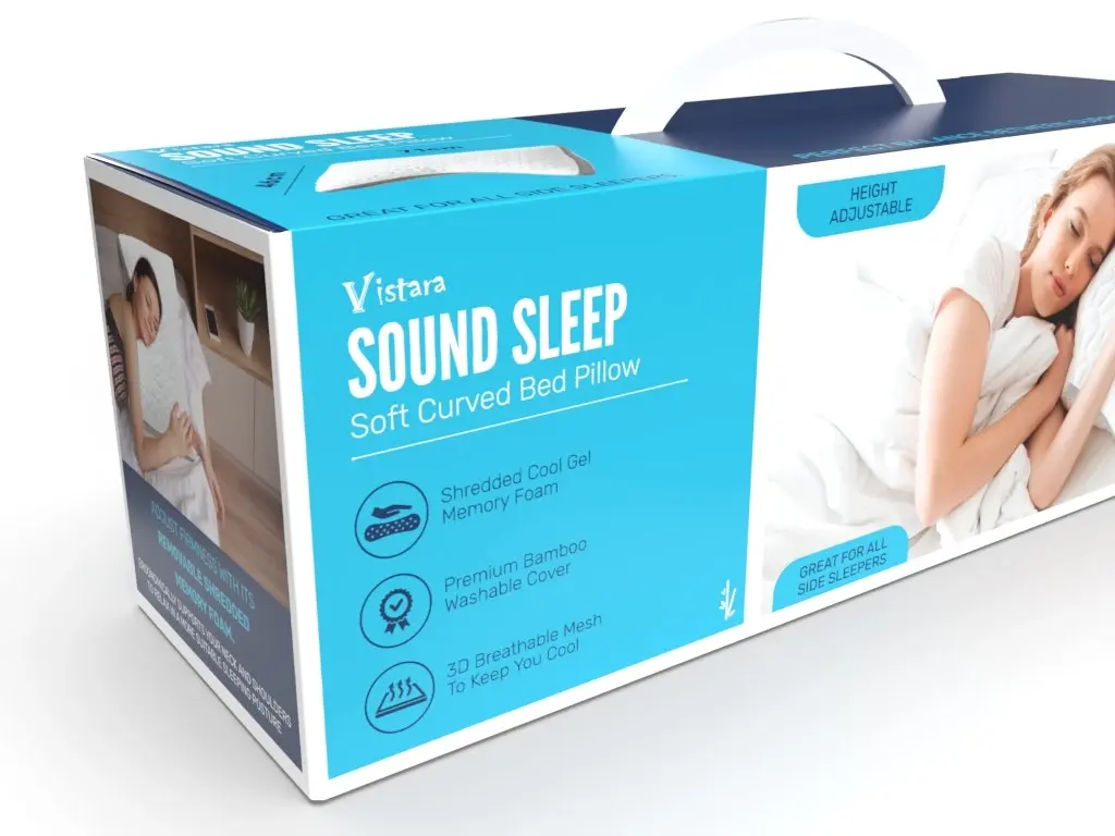 Sound Sleep Soft Curved Pillow