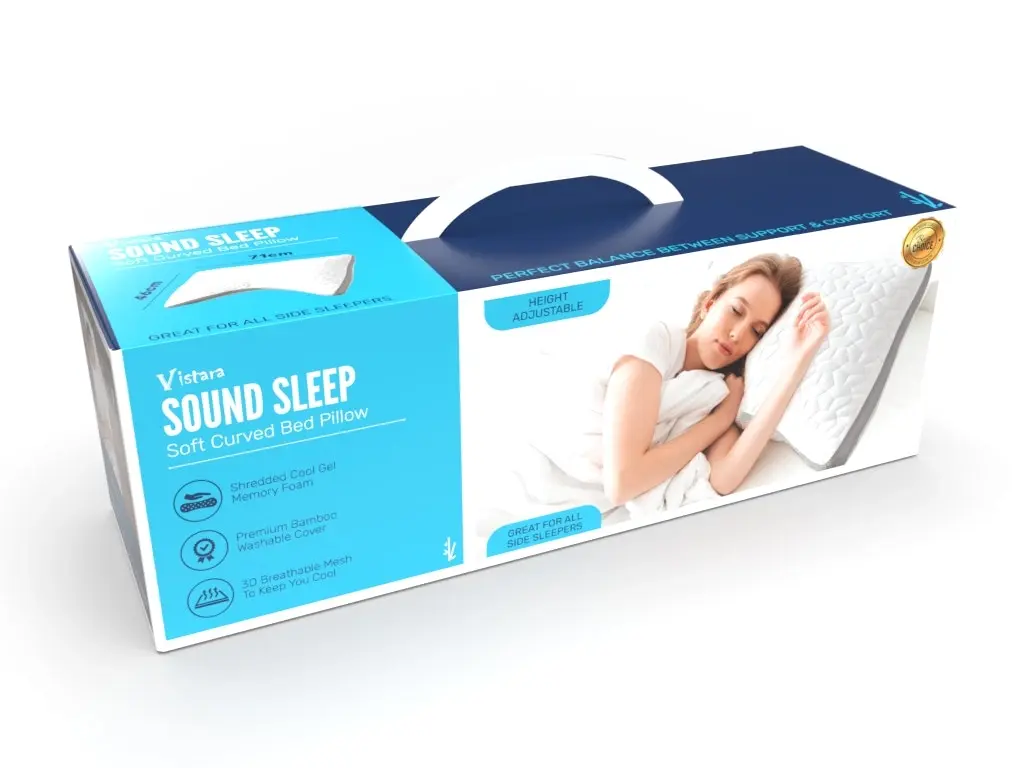 Sound Sleep Soft Curved Pillow