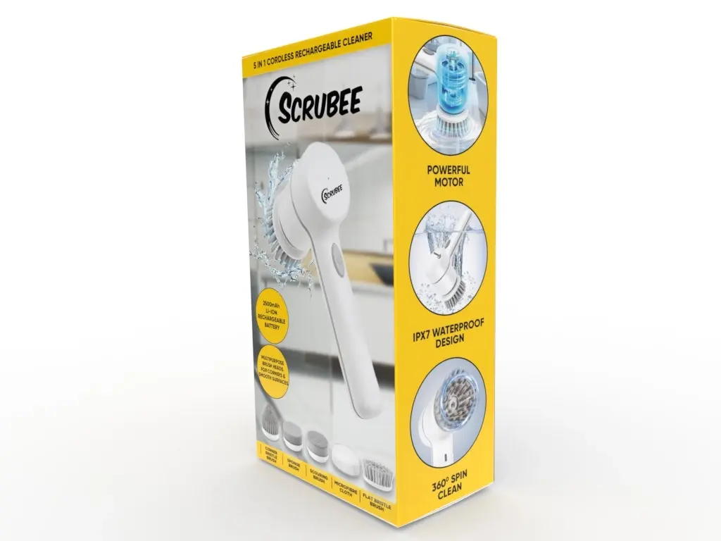 Scrubee 5 in 1 Cordless Rechargeable Scrubber