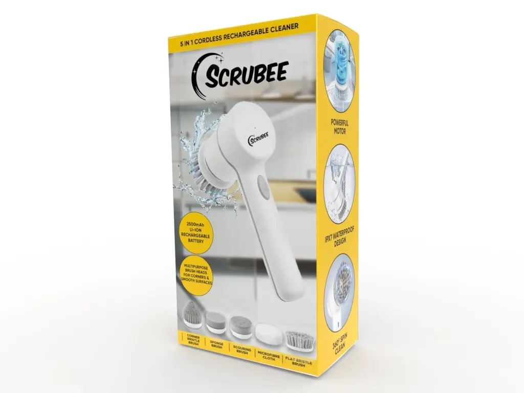 Scrubee 5 in 1 Cordless Rechargeable Scrubber