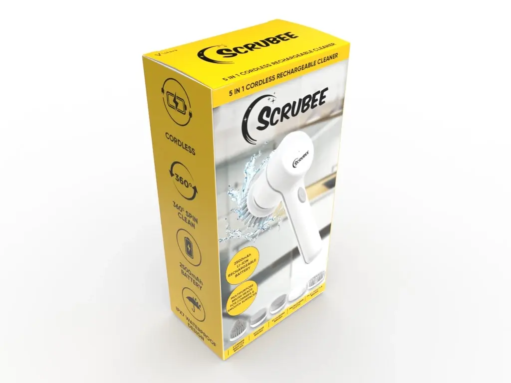 Scrubee 5 in 1 Cordless Rechargeable Scrubber