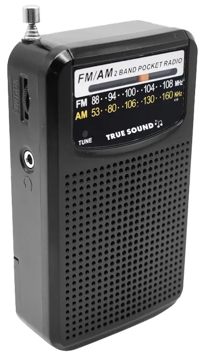 True Sound Portable AM/FM Pocket Radio