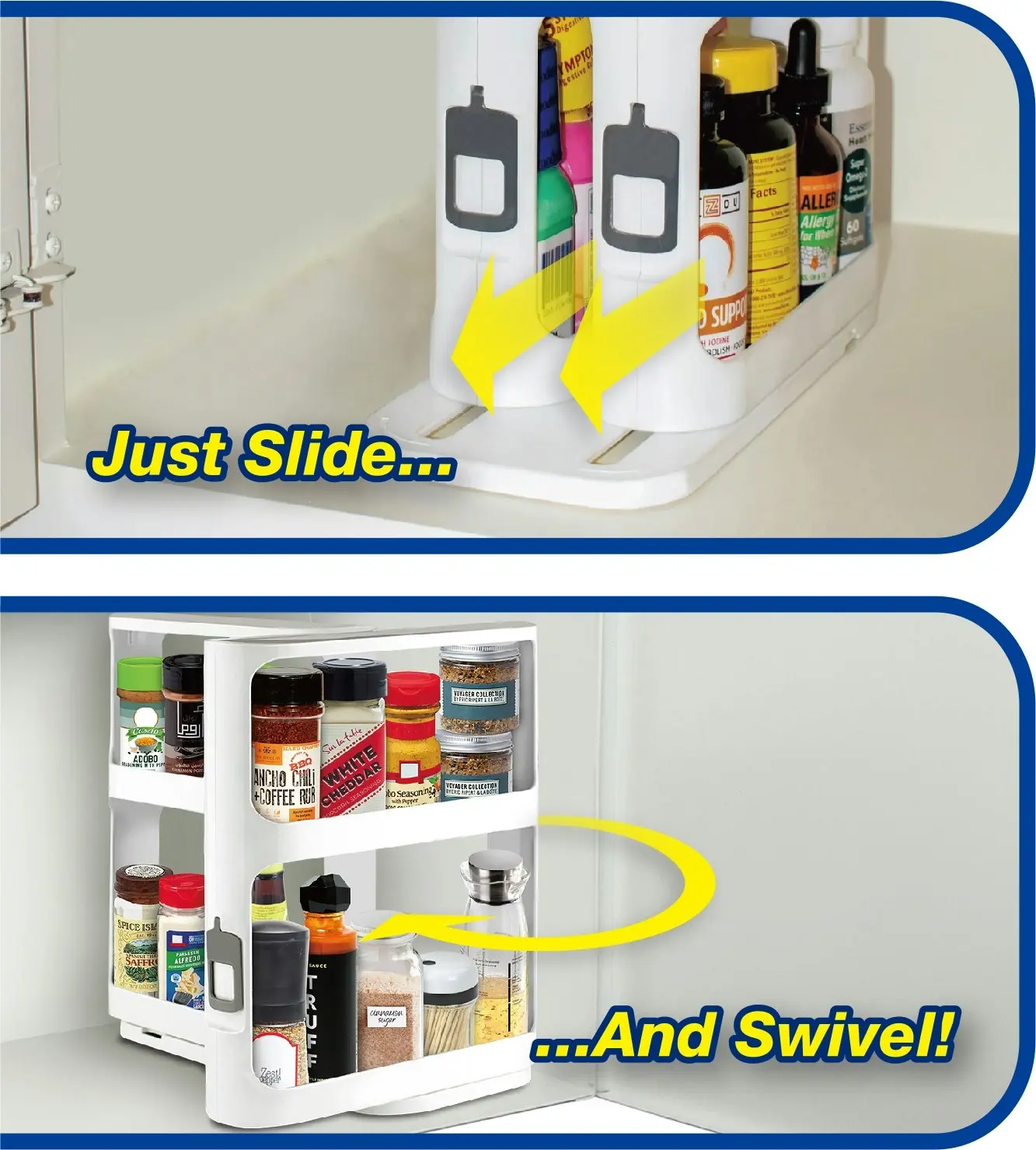 Innobella Swivel Magic Organiser Kitchen/Cabinet Storage