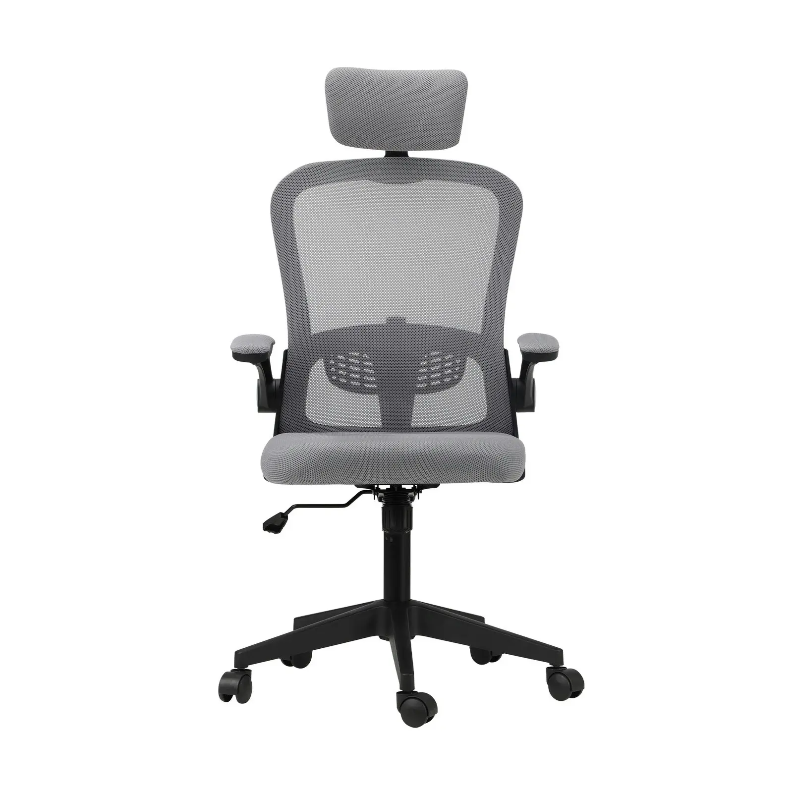 Oikiture Mesh Office Chair Executive Gaming Seat Racing Computer BLACK&GREY