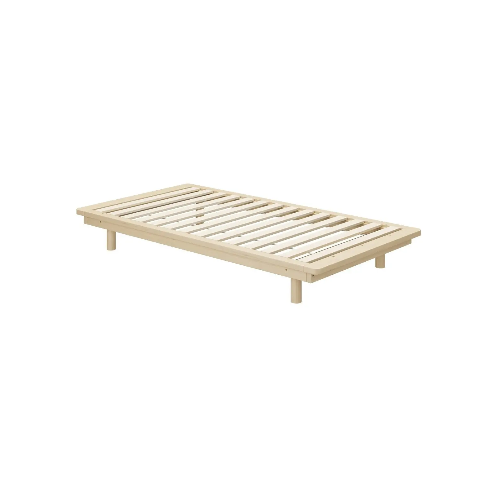 Oikiture Bed Frame King Single Size Wooden Bed Base Floating