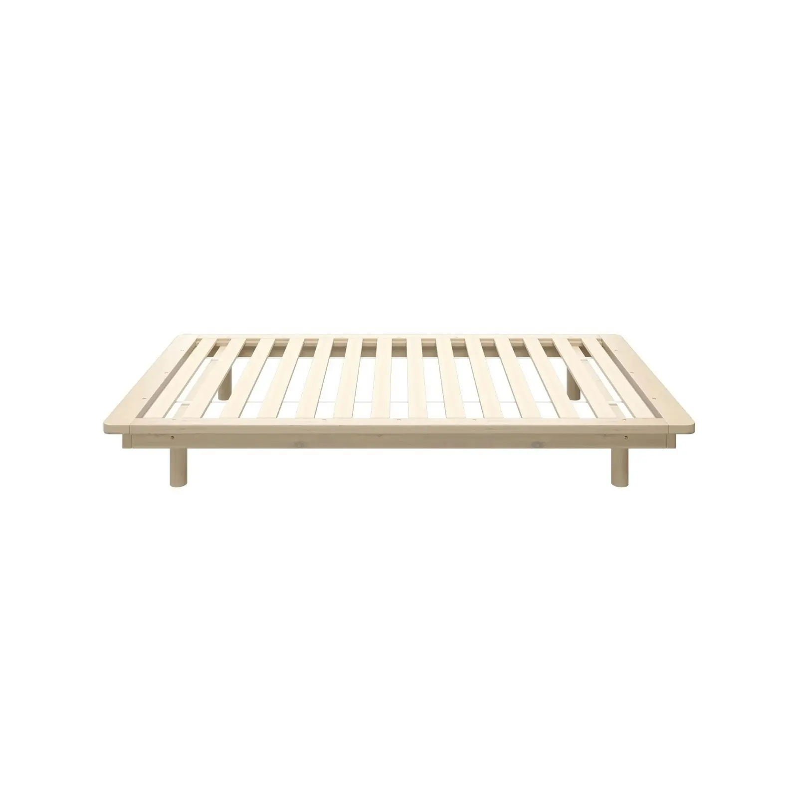 Oikiture Bed Frame King Single Size Wooden Bed Base Floating