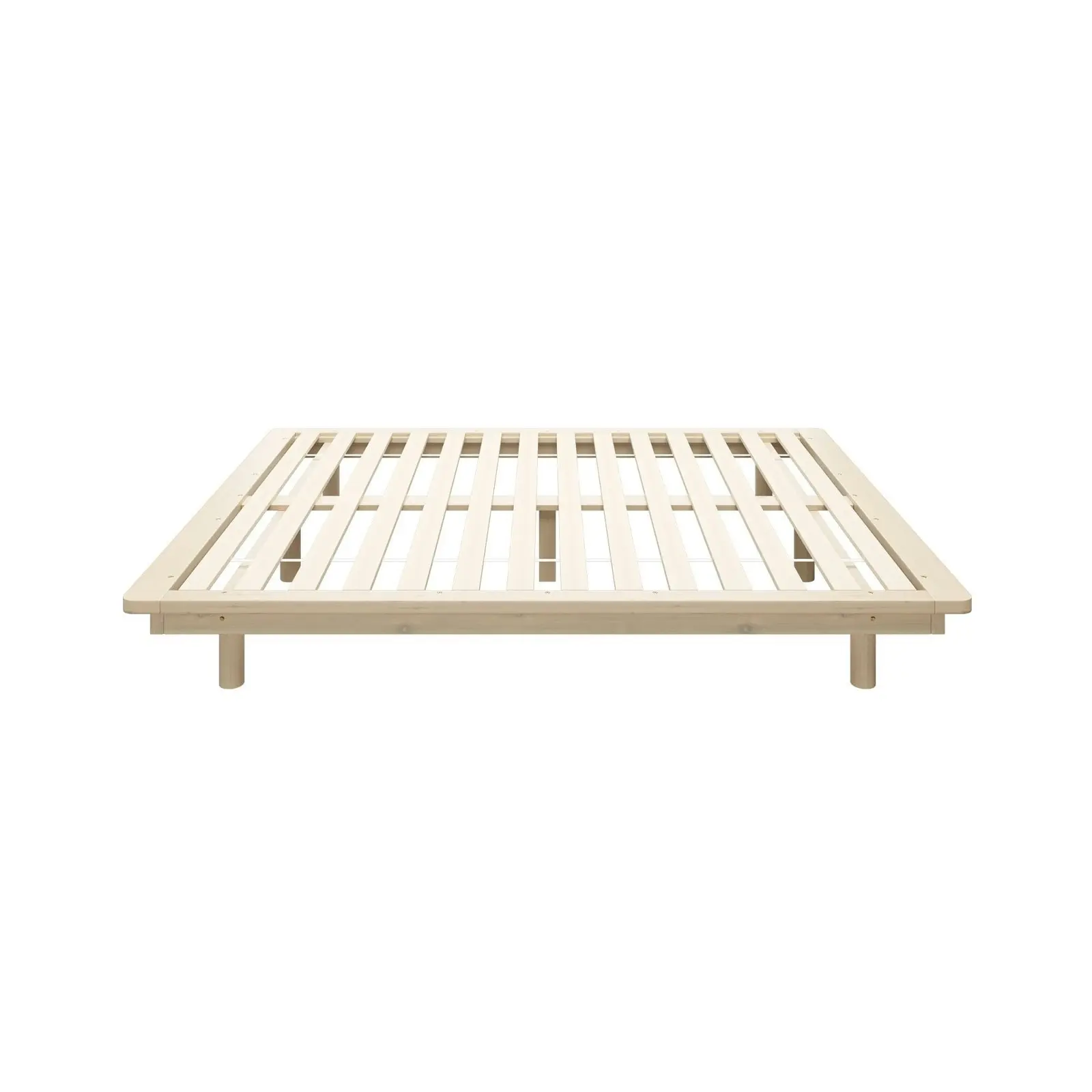 Oikiture Bed Frame Queen Size Wooden Bed Base Floating