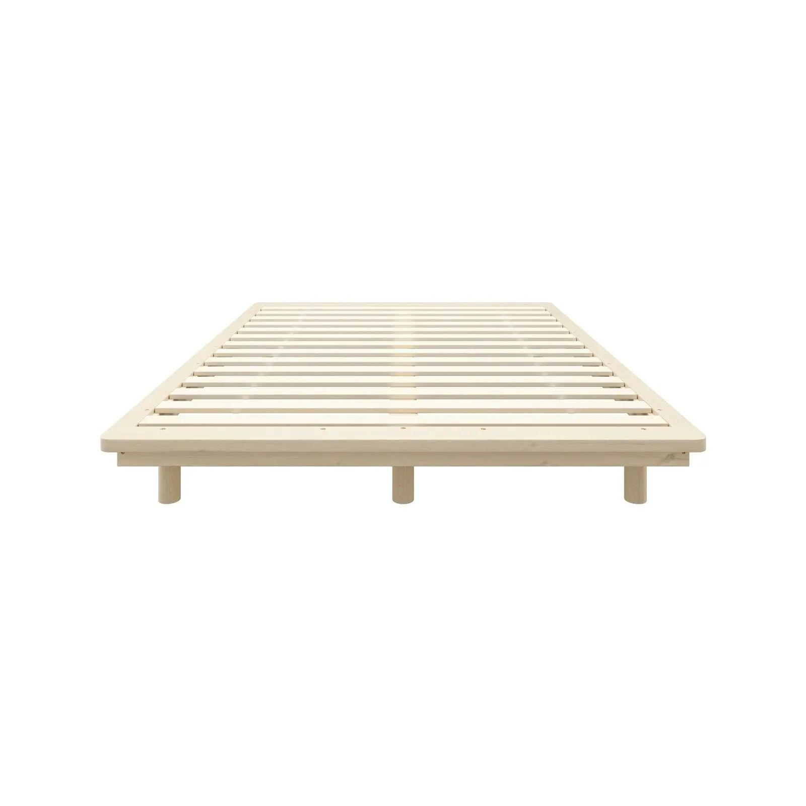 Oikiture Bed Frame Queen Size Wooden Bed Base Floating