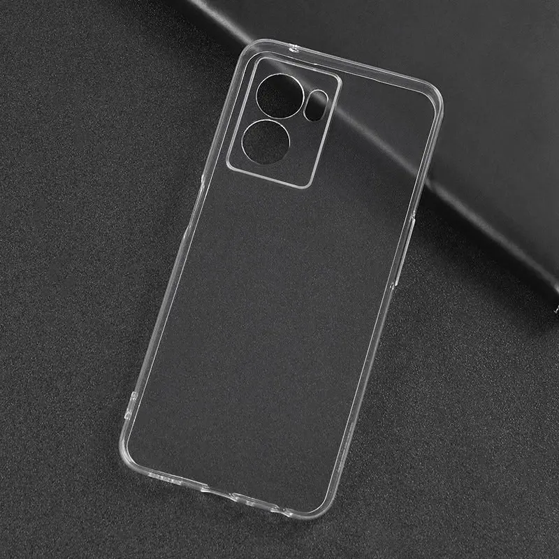 MEZON OPPO A77 5G Ultra Slim Crystal Clear Premium TPU Gel Back Case – Shock Absorption, Wireless Charging Compatible