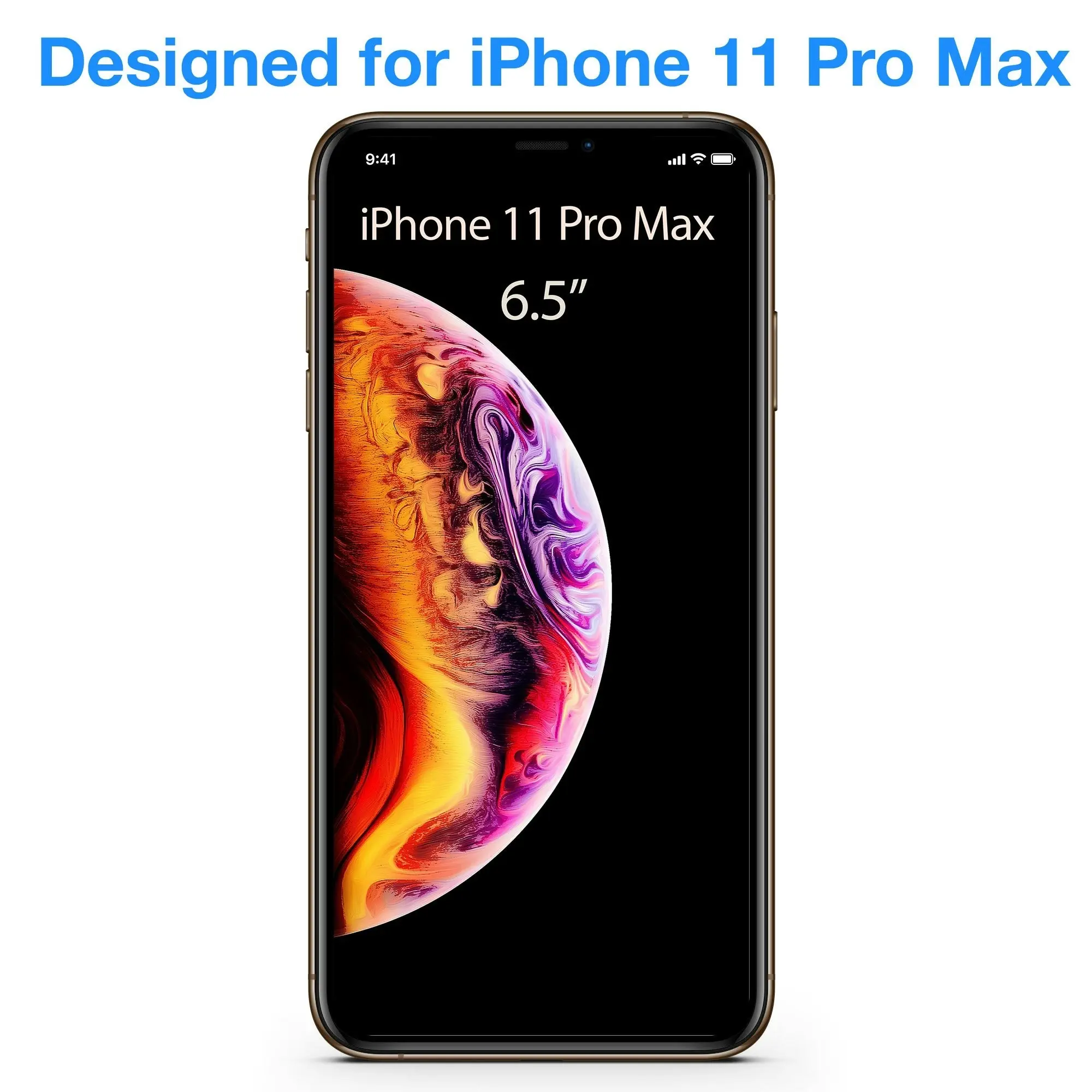 [3 Pack] MEZON Apple iPhone 11 Pro Max (6.5") Anti-Glare Matte Screen Protector Case Friendly Film (iPhone 11 Pro Max, Matte)