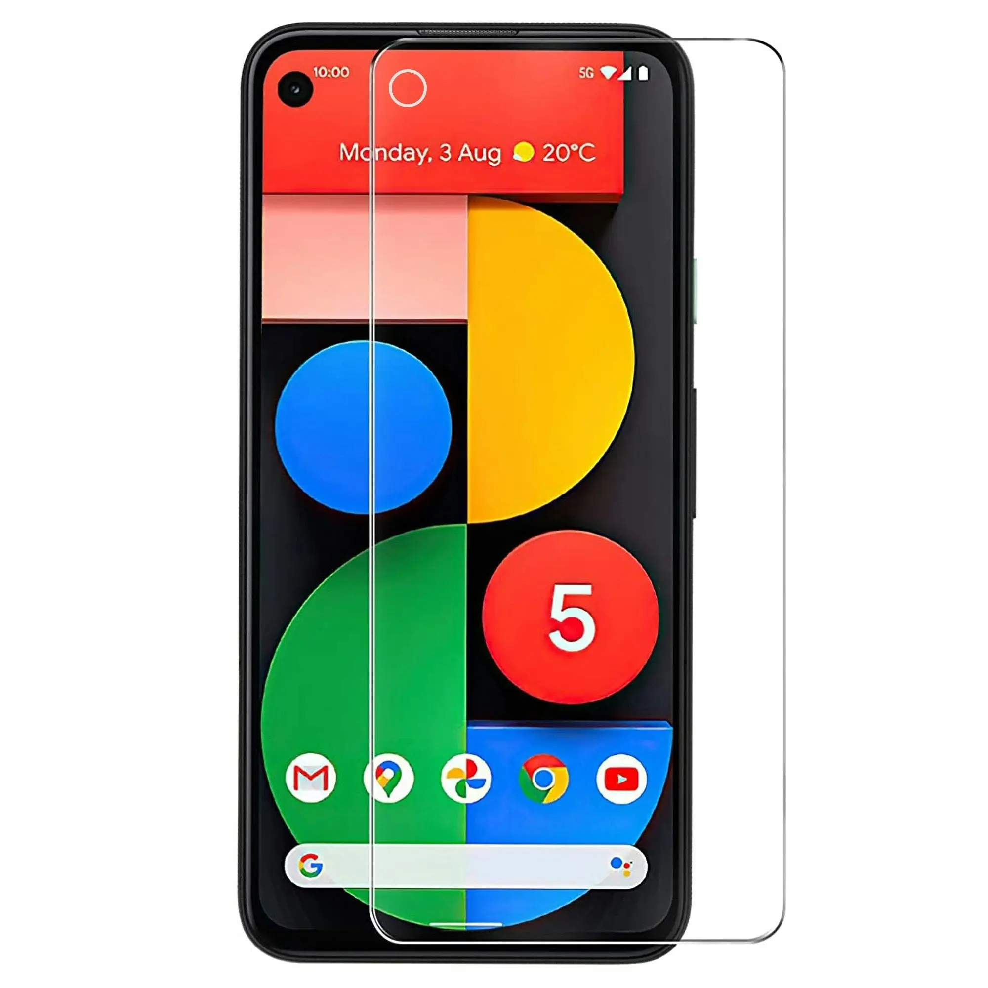 [3 Pack] MEZON Google Pixel 5 (6.0") Anti-Glare Matte Screen Protector Case Friendly Film (Pixel 5, Matte)