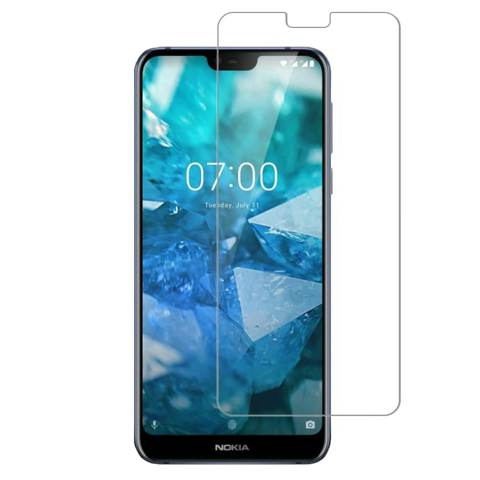 [3 Pack] MEZON Nokia 7.1 Anti-Glare Matte Screen Protector Case Friendly Film (Nokia 7.1, Matte)