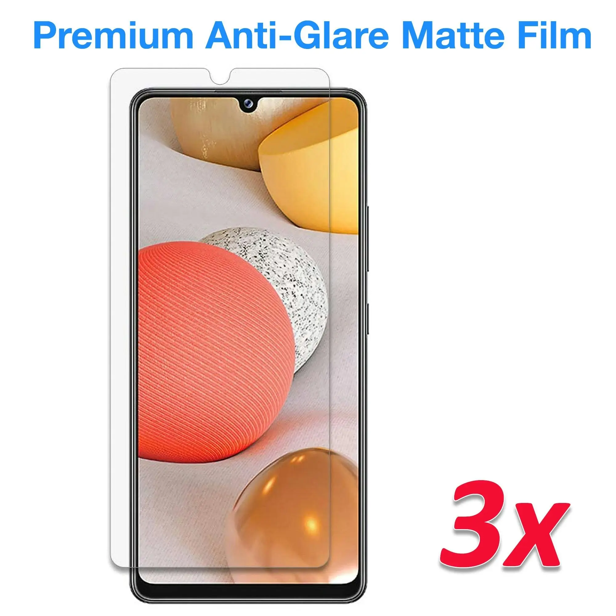 [3 Pack] MEZON Samsung Galaxy A42 5G Anti-Glare Matte Screen Protector Case Friendly Film (A42 5G, Matte)