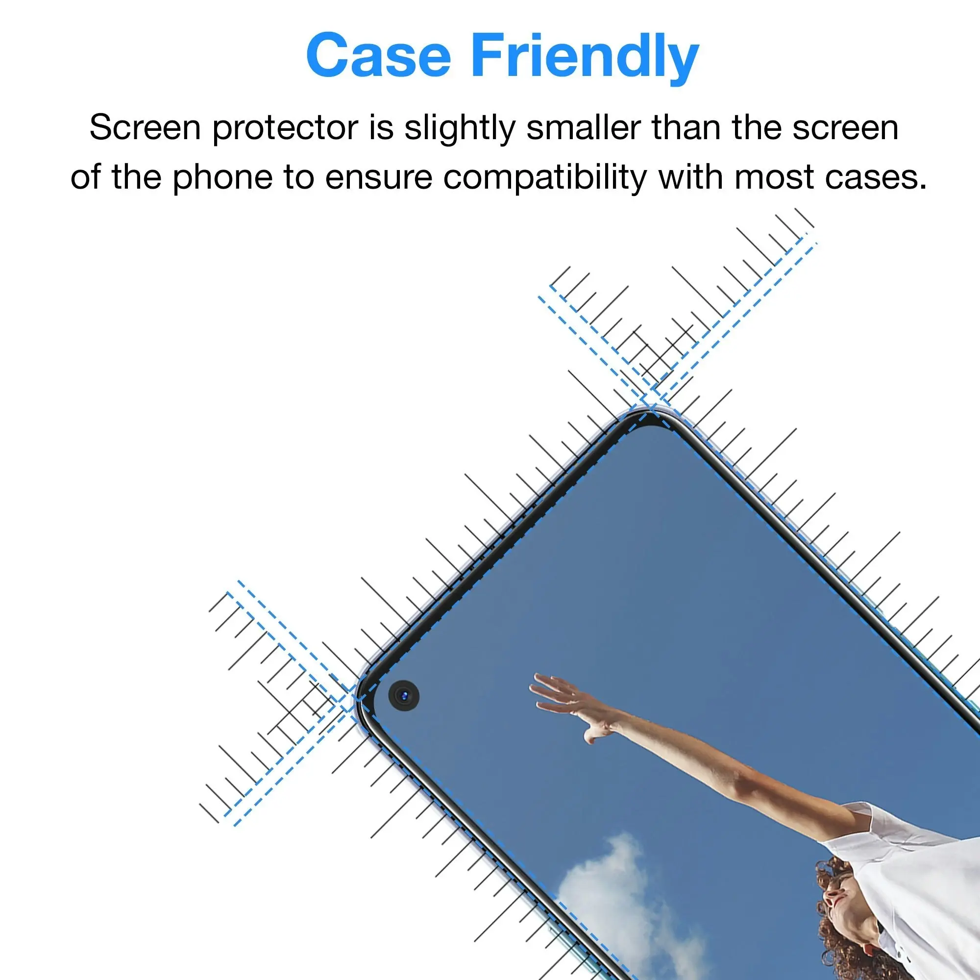 [3 Pack] MEZON Realme 6 Anti-Glare Matte Screen Protector Case Friendly Film (Realme 6, Matte)