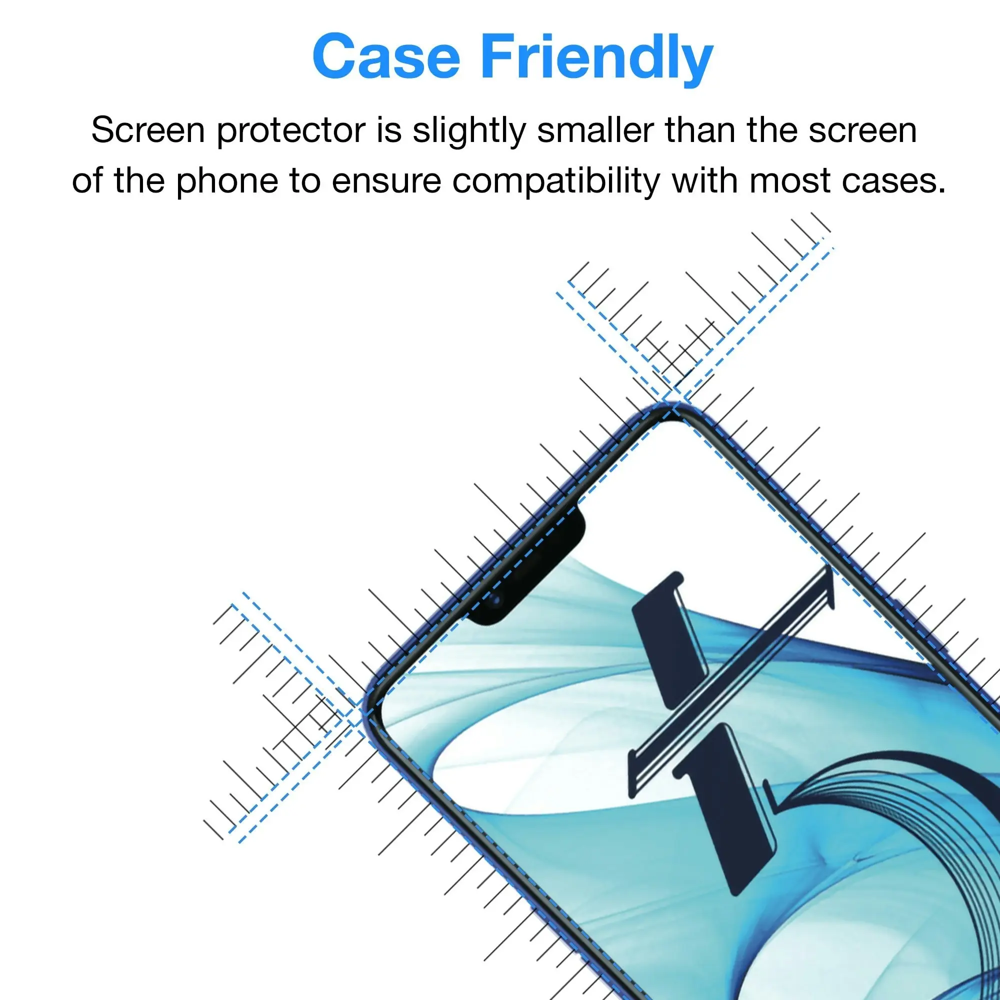 [3 Pack] MEZON OPPO AX5 Anti-Glare Matte Screen Protector Case Friendly Film (AX5, Matte)