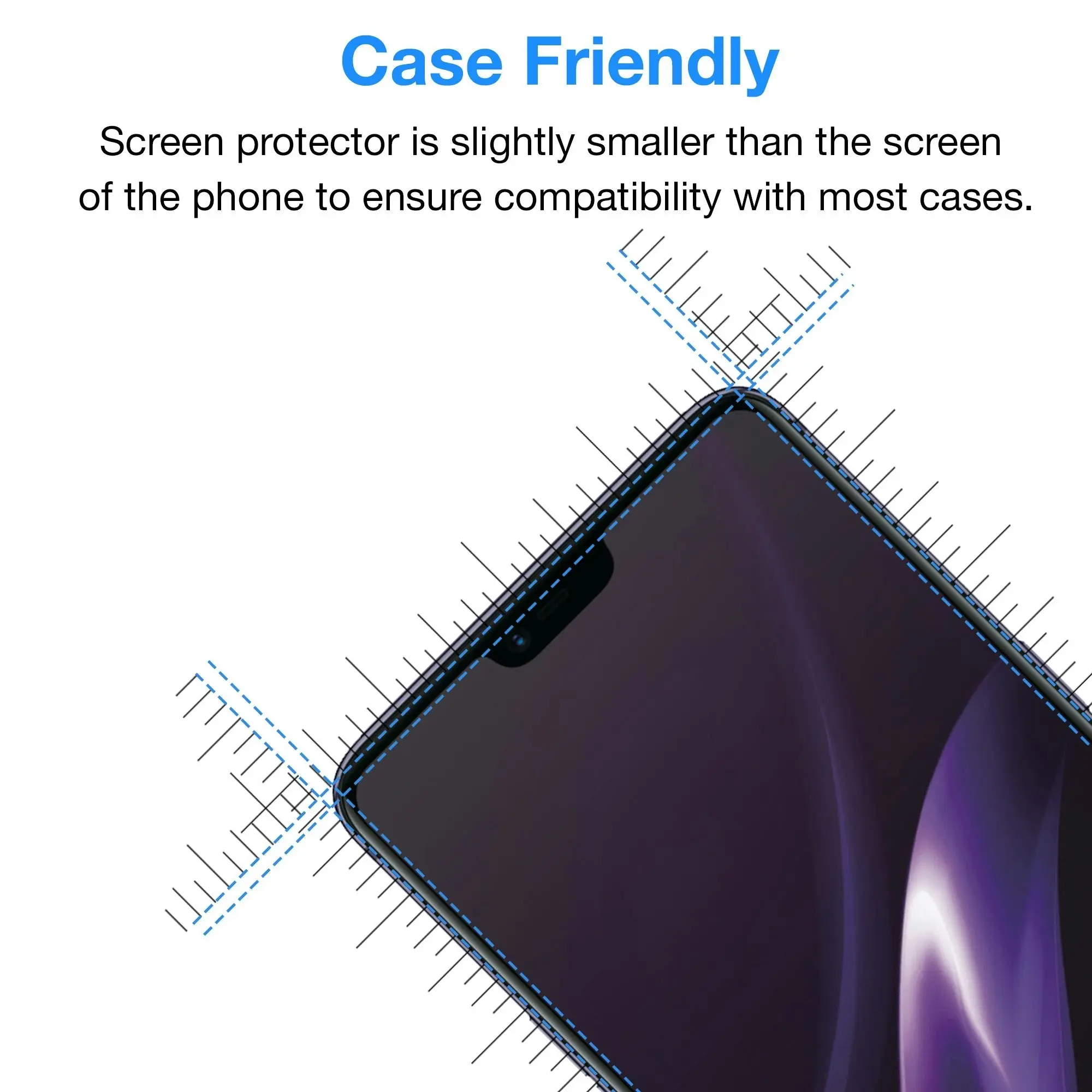 [3 Pack] MEZON OPPO R15 Pro Anti-Glare Matte Screen Protector Case Friendly Film (R15 Pro, Matte)