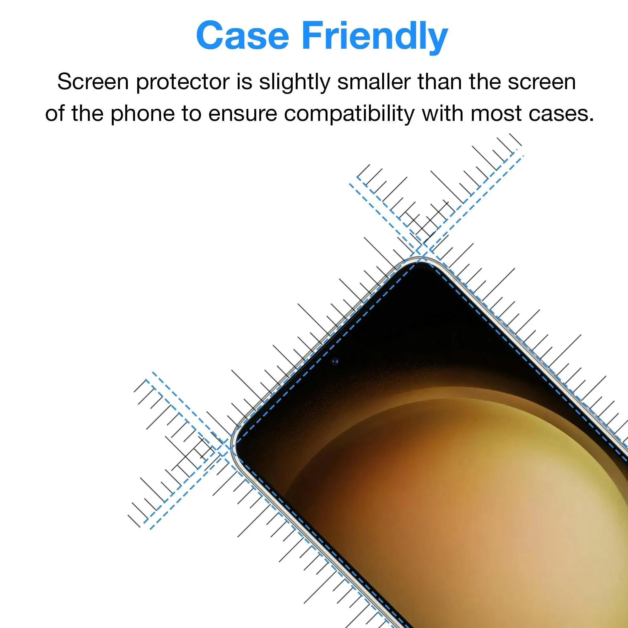 [3 Pack] MEZON Samsung Galaxy S23 (6.1") Anti-Glare Matte Screen Protector Case Friendly Film (Galaxy S23, Matte)