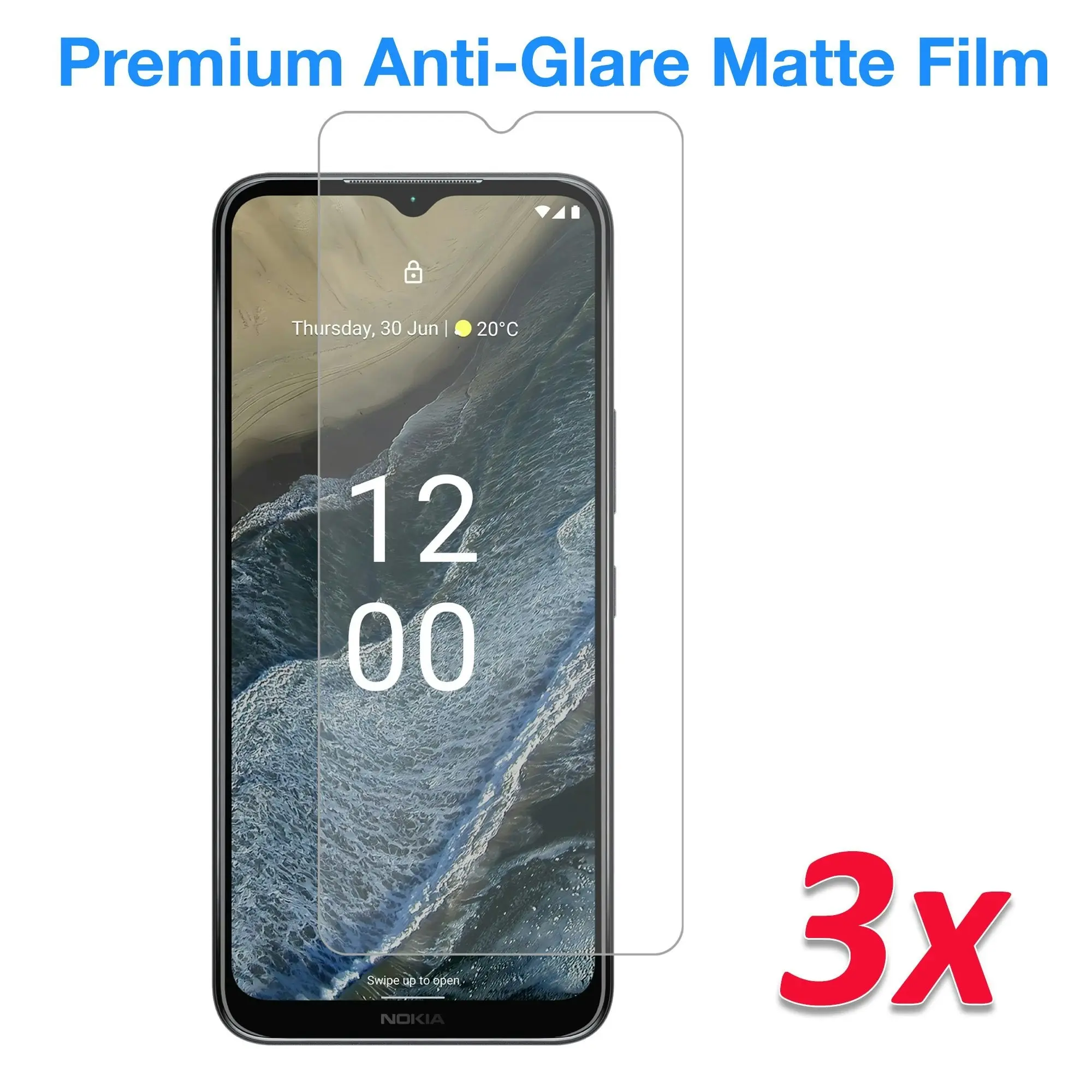 [3 Pack] MEZON Nokia G11 Plus Anti-Glare Matte Screen Protector Case Friendly Film (Nokia G11 Plus, Matte)