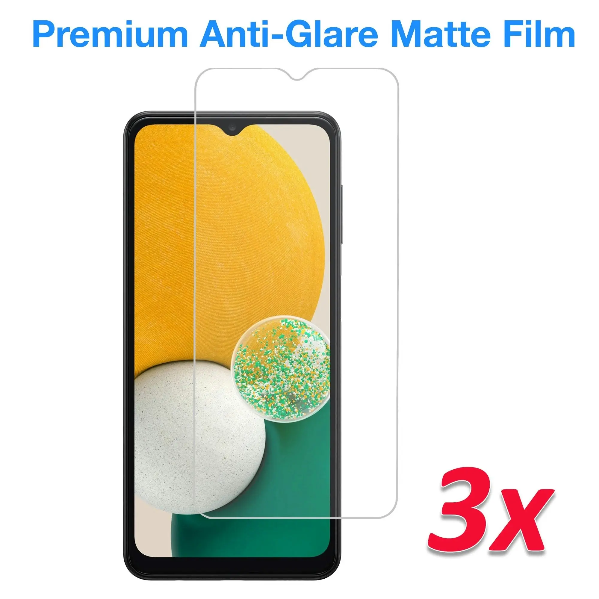 [3 Pack] MEZON Samsung Galaxy A13 5G Anti-Glare Matte Screen Protector Case Friendly Film (Galaxy A13 5G, Matte)