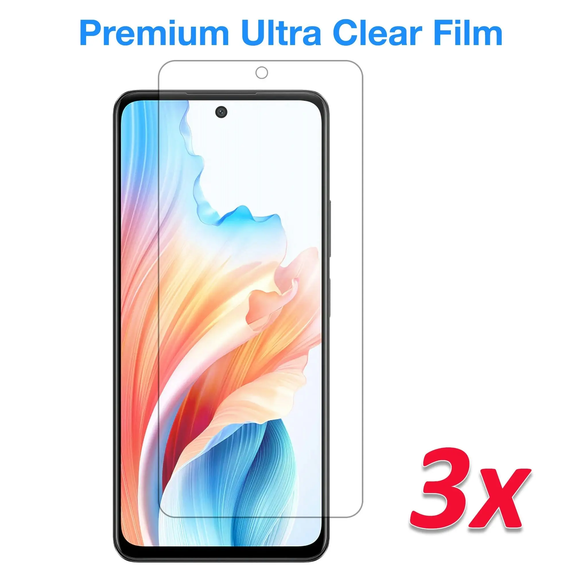 [3 Pack] MEZON OPPO A79 5G Ultra Clear Screen Protector Case Friendly Film (OPPO A79 5G, Clear)