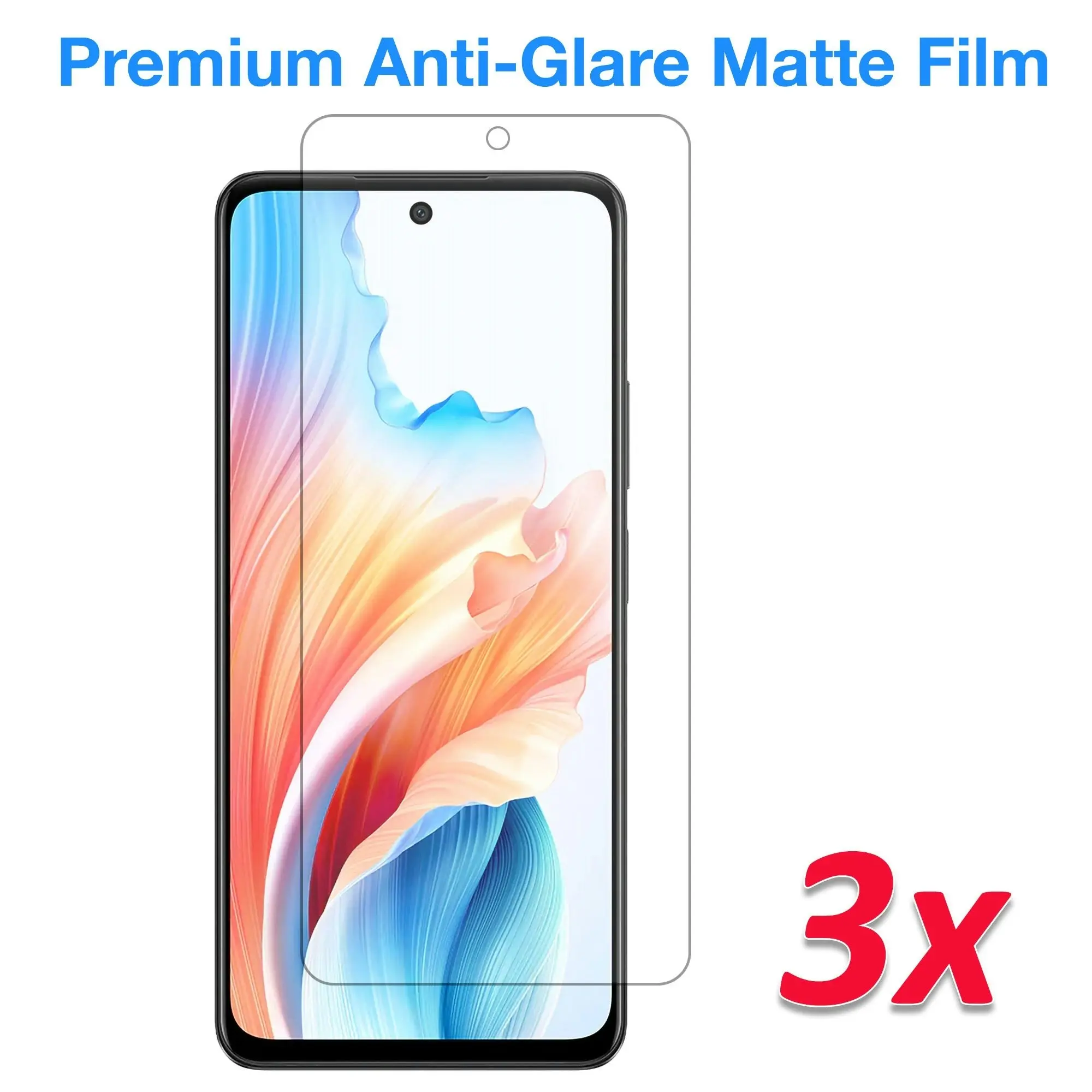 [3 Pack] MEZON OPPO A79 5G Anti-Glare Matte Screen Protector Case Friendly Film (OPPO A79 5G, Matte)