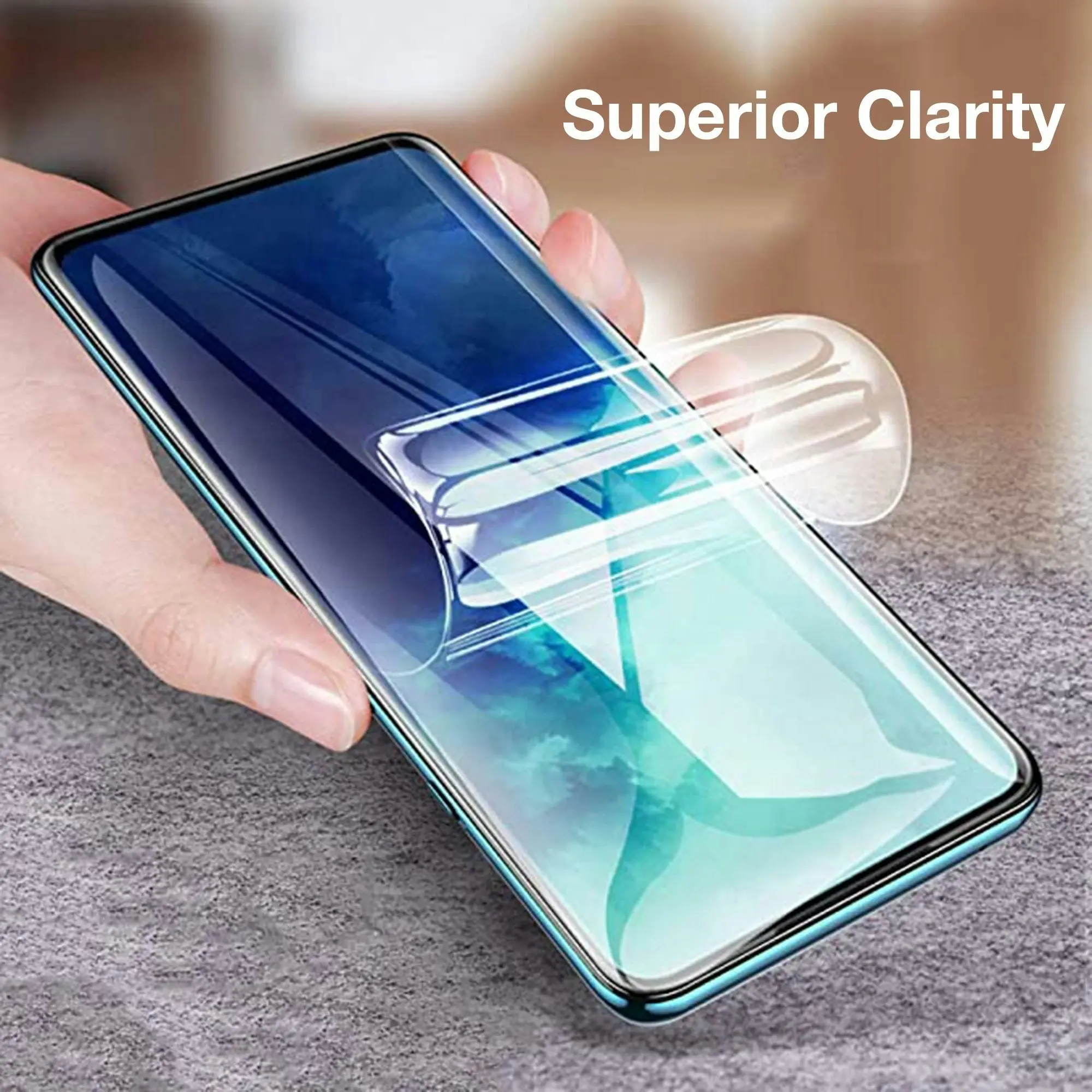 [3 Pack] MEZON OPPO Reno8 5G Premium Hydrogel Clear Edge-to-Edge Full Coverage Screen Protector Film