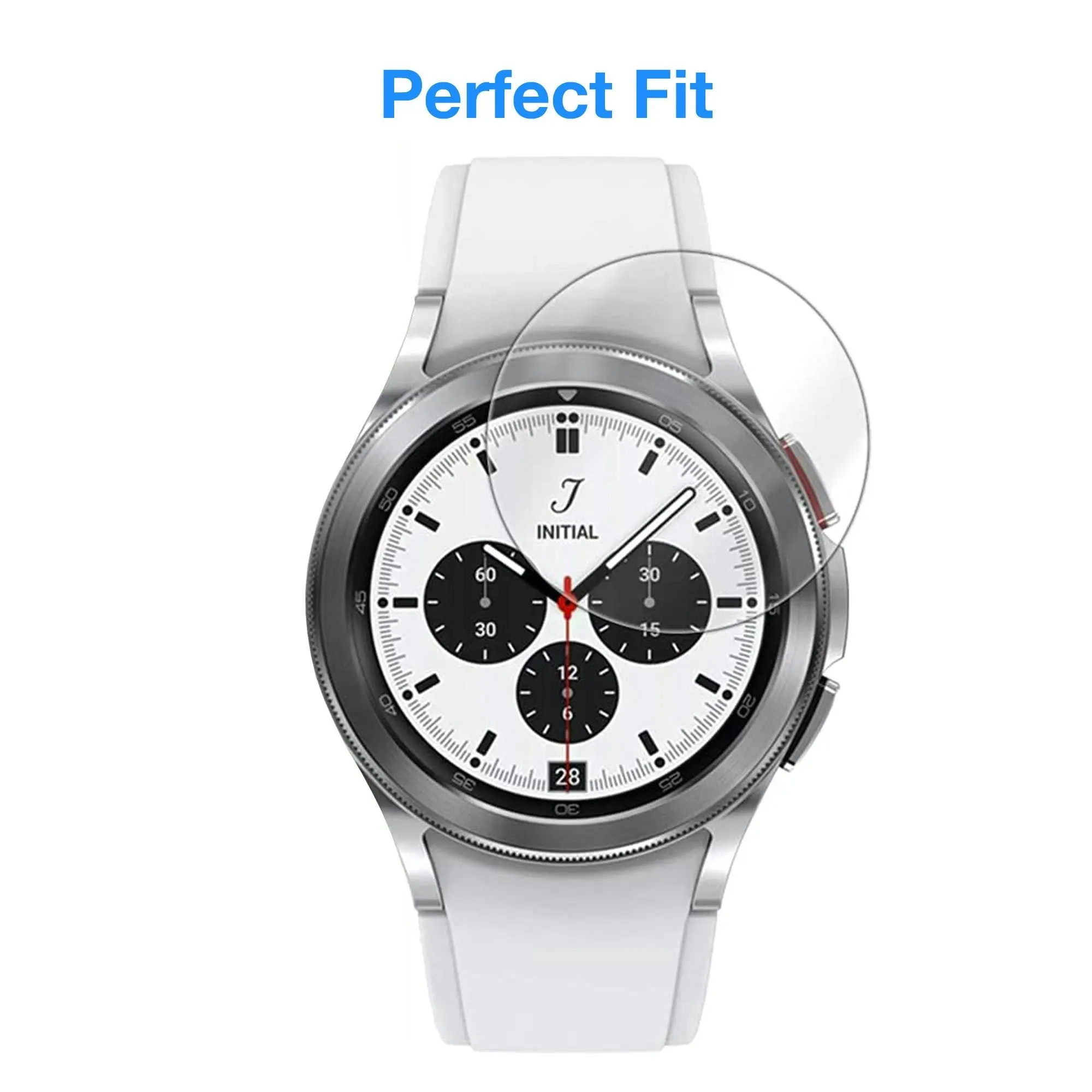 [3 Pack] MEZON Samsung Galaxy Watch4 Classic (46 mm) Ultra Clear TPU Film Screen Protectors (Watch 4 Classic 46mm, Clear)