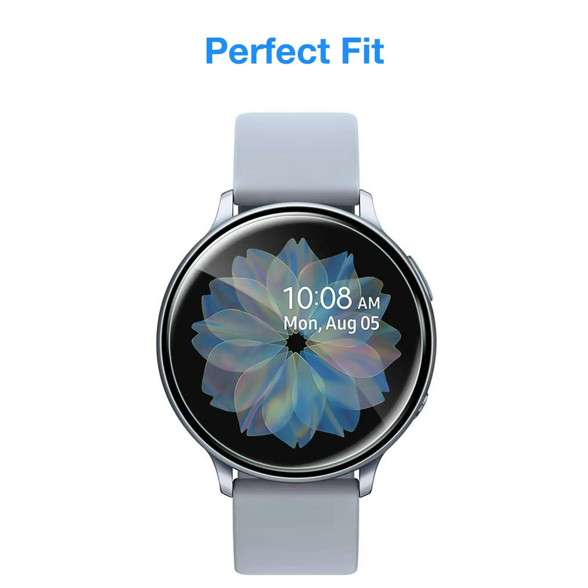 [3 Pack] MEZON Samsung Galaxy Watch5 (44 mm) Ultra Clear TPU Film Screen Protectors – Shock Absorption (Watch 5 44mm, Clear)