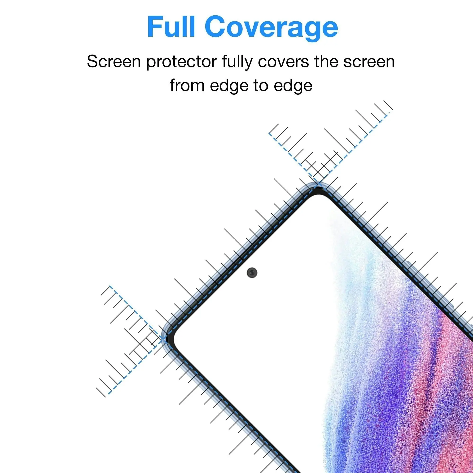 [3 Pack] MEZON Samsung Galaxy A51 Premium Hydrogel Clear Edge-to-Edge Full Coverage Screen Protector Film (Galaxy A51, Hydrogel)