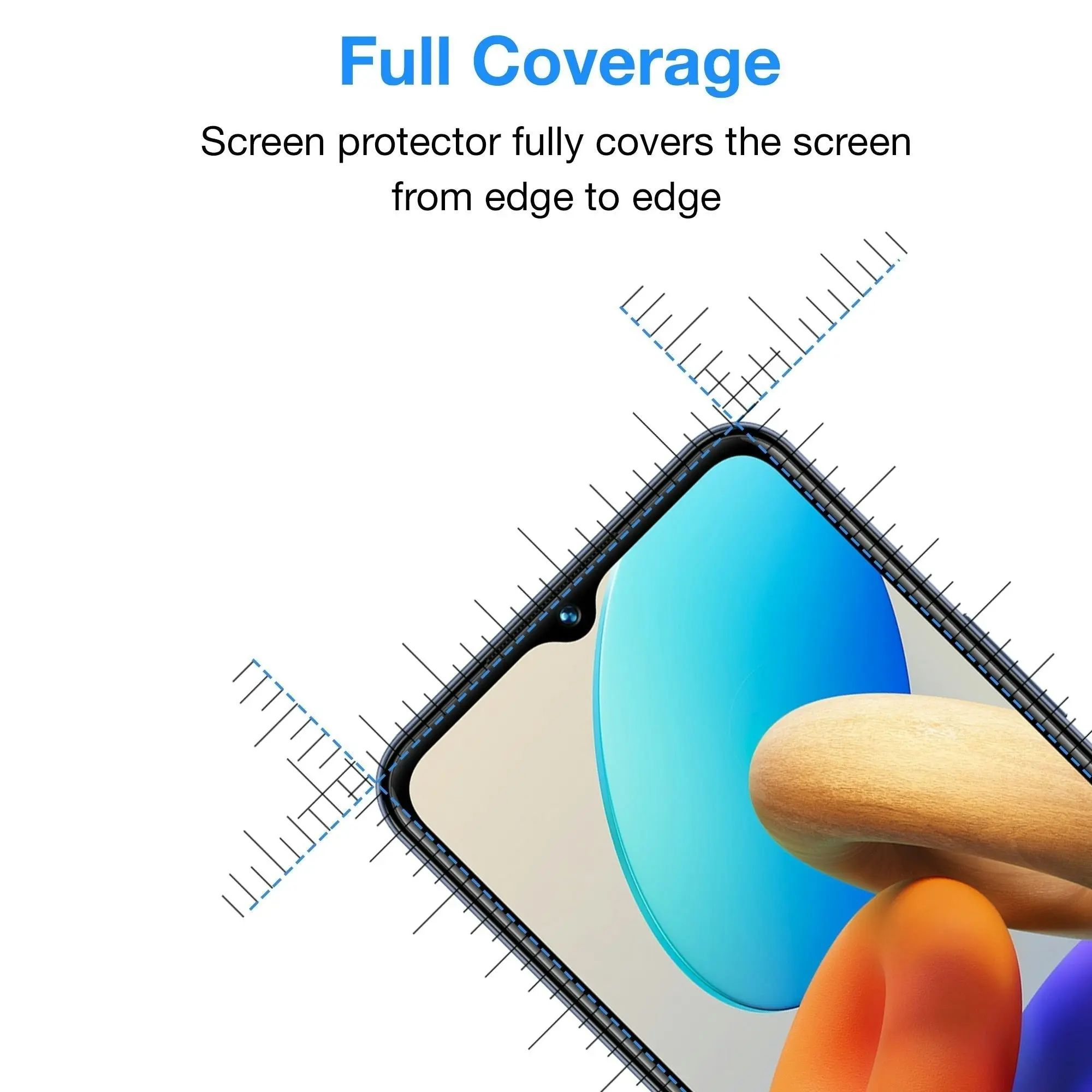 [3 Pack] MEZON Vivo Y52 5G Premium Hydrogel Clear Edge-to-Edge Full Coverage Screen Protector Film