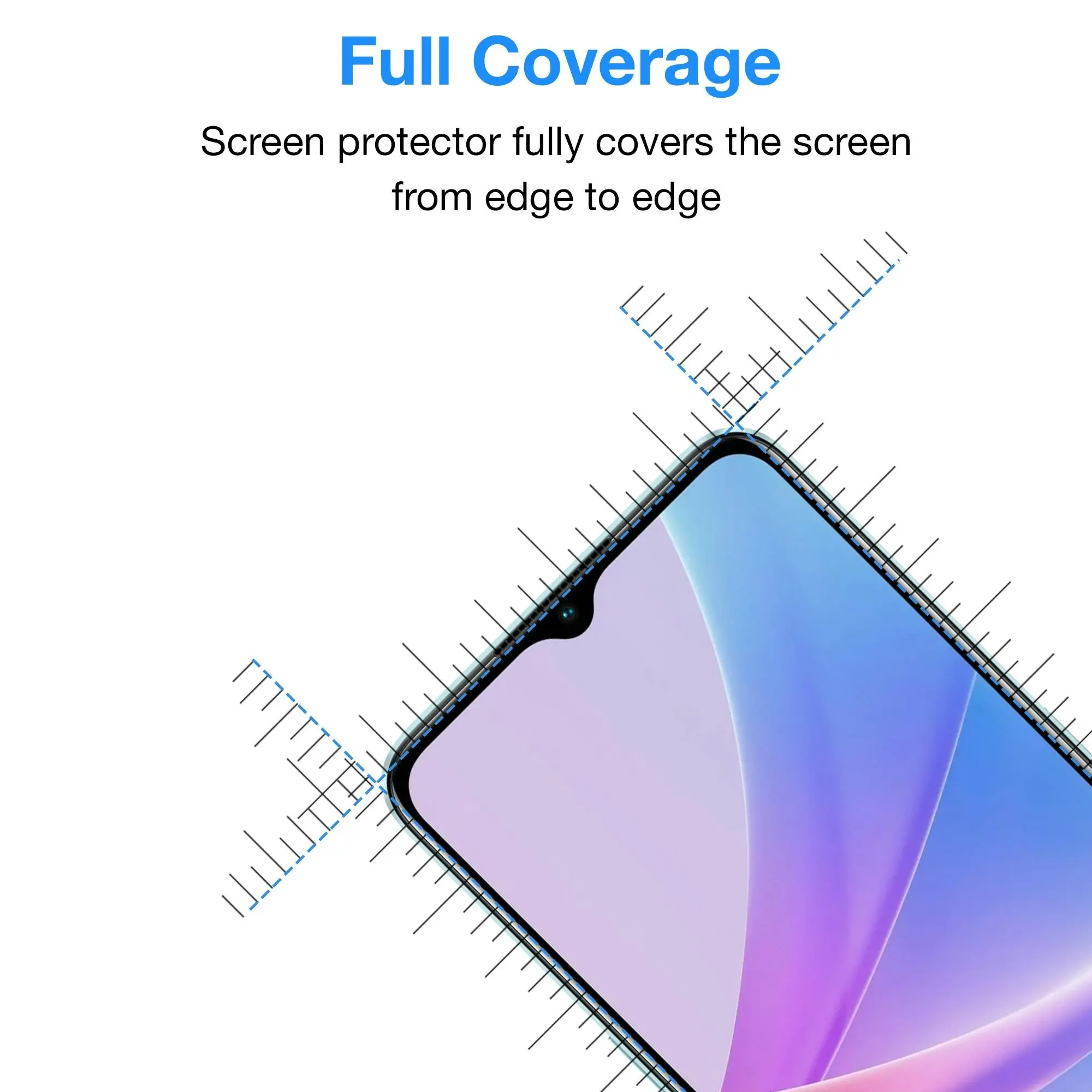 [3 Pack] MEZON OPPO A78 5G Premium Hydrogel Clear Edge-to-Edge Full Coverage Screen Protector Film