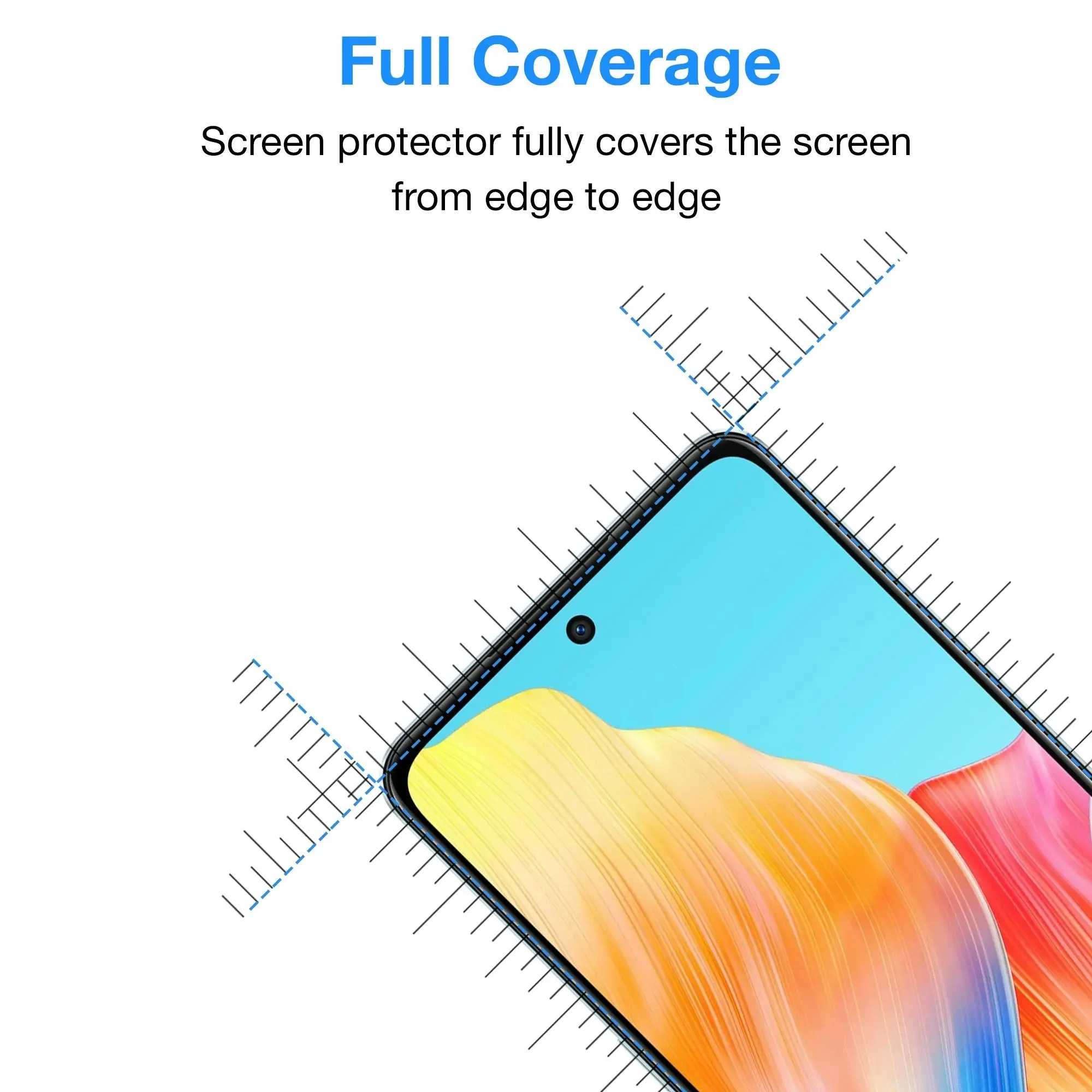 [3 Pack] MEZON OPPO A98 5G Premium Hydrogel Clear Edge-to-Edge Full Coverage Screen Protector Film