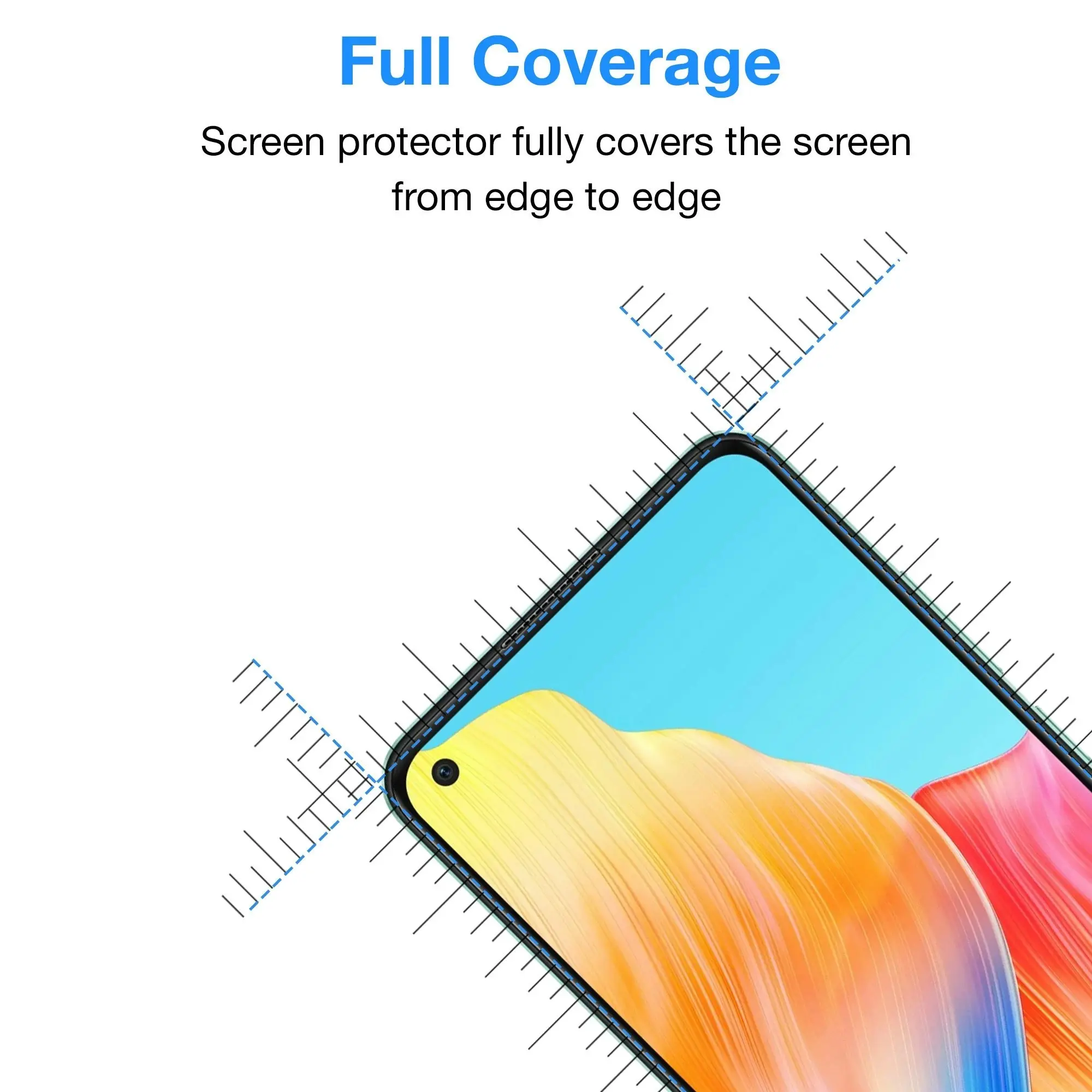 [3 Pack] MEZON OPPO A78 4G Premium Hydrogel Clear Edge-to-Edge Full Coverage Screen Protector Film