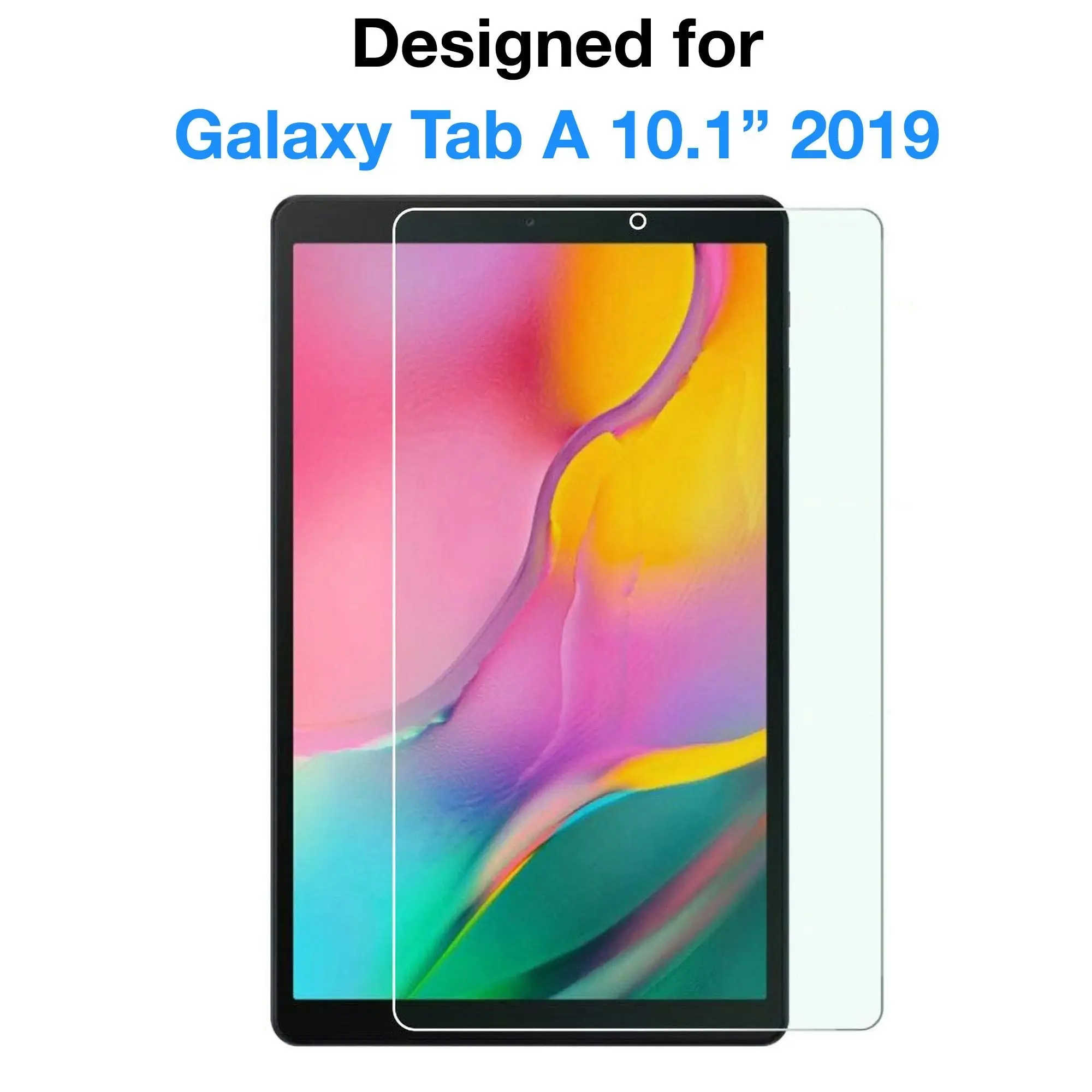 [3 Pack] MEZON Samsung Galaxy Tab A 10.1" 2019 Ultra Clear Film Screen Protector (SM-T510, T515, Clear)