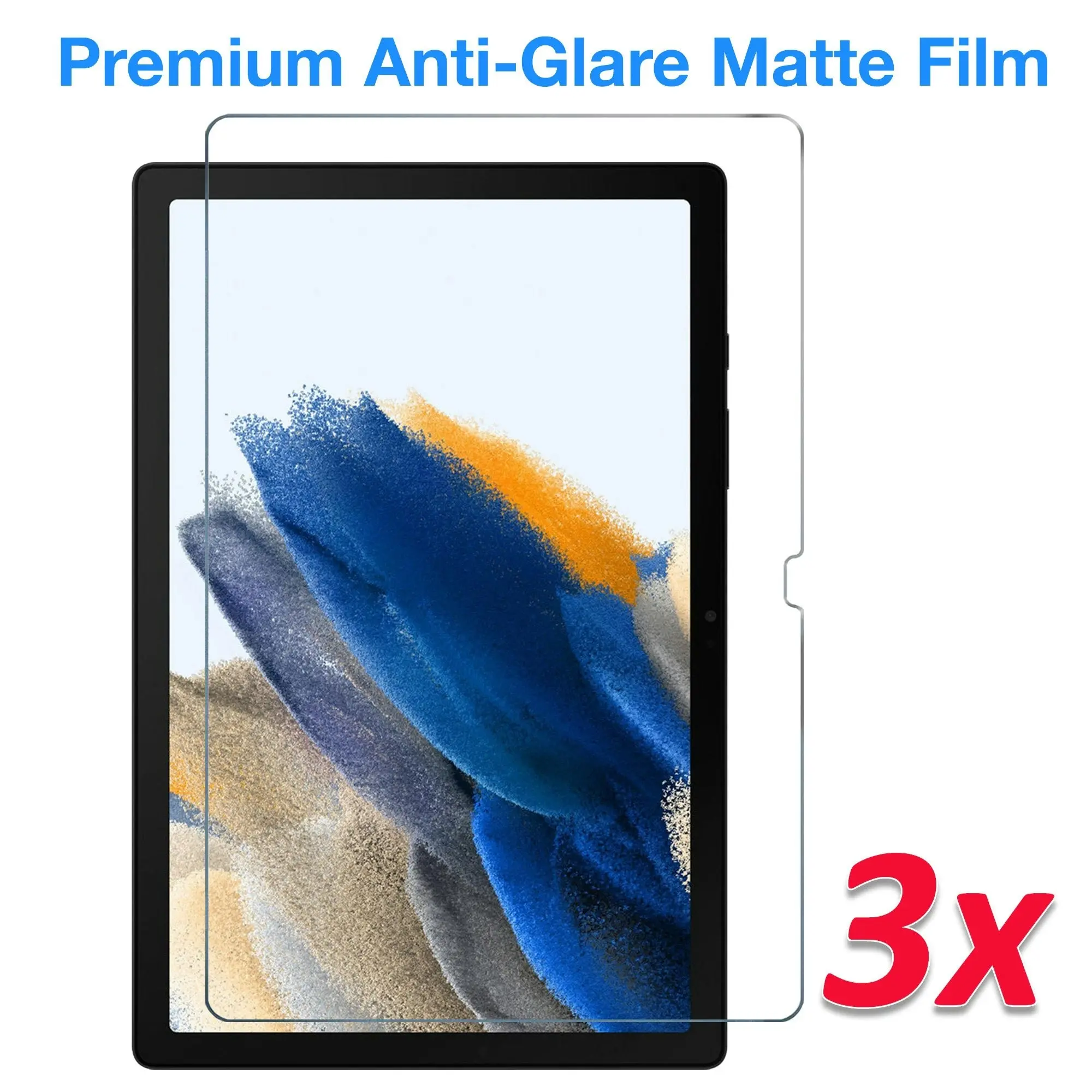 [3 Pack] MEZON Samsung Galaxy Tab A8 10.5" Anti-Glare Matte Film Screen Protector (SM-X200, X205, Matte)