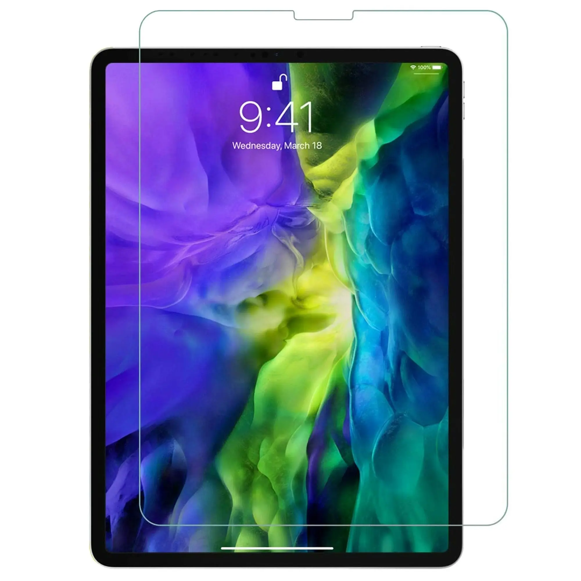 [3 Pack] MEZON Apple iPad Pro 11" M1 2021 Ultra Clear Film Case and Pencil Friendly Screen Protector (iPad Pro 11", Clear)