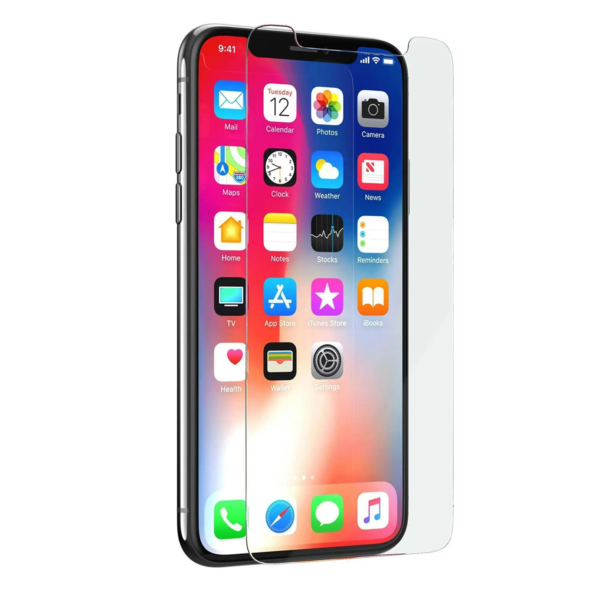 [2 Pack] MEZON Apple iPhone 11 (6.1") Tempered Glass Crystal Clear Premium 9H HD Case Friendly Screen Protector (iPhone 11, 9H)