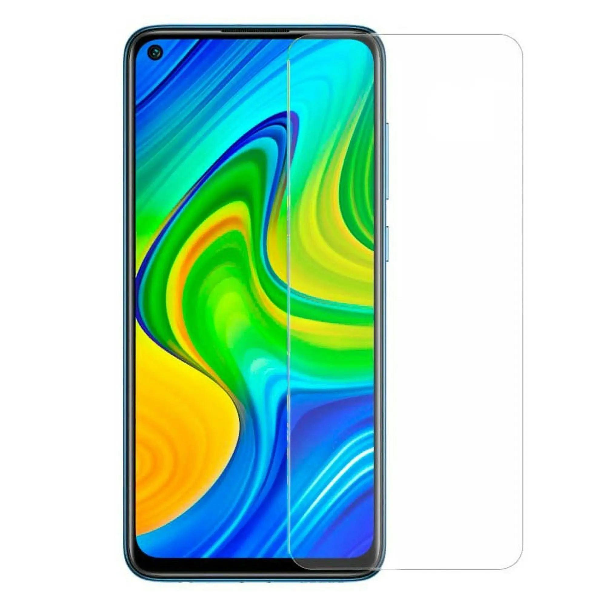 [2 Pack] MEZON Xiaomi Redmi Note 9 Tempered Glass 9H HD Crystal Clear Premium Case Friendly Screen Protector