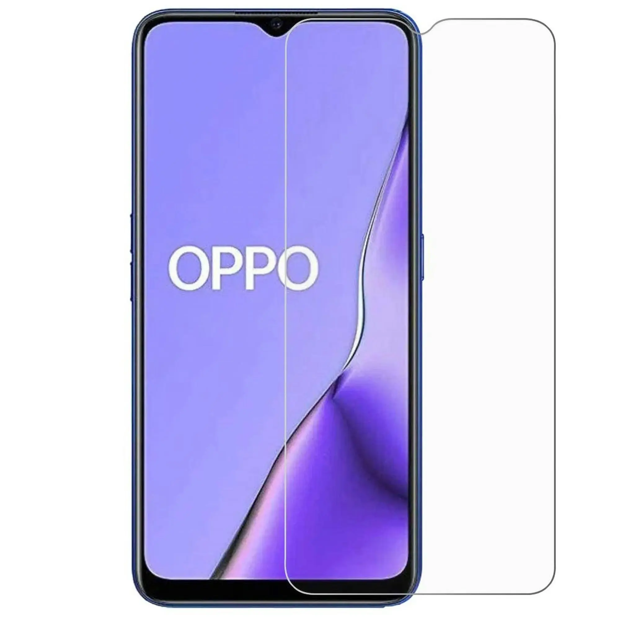 [2 Pack] MEZON OPPO A9 2020 Tempered Glass 9H HD Crystal Clear Premium Case Friendly Screen Protector (A9 2020, 9H)