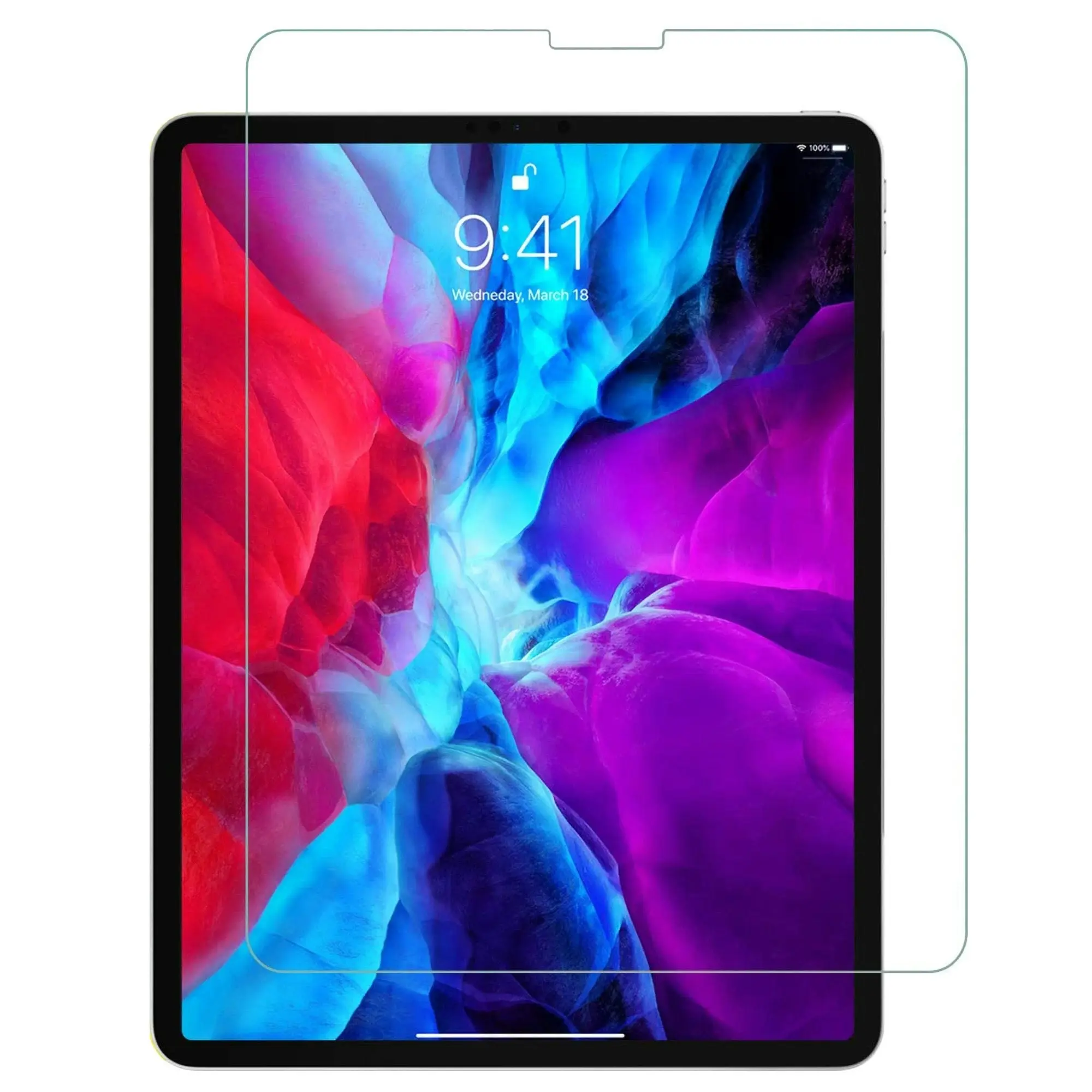 [3 Pack] MEZON Apple iPad Pro 12.9" 2020 Anti-Glare Matte Film Case and Pencil Friendly Screen Protector