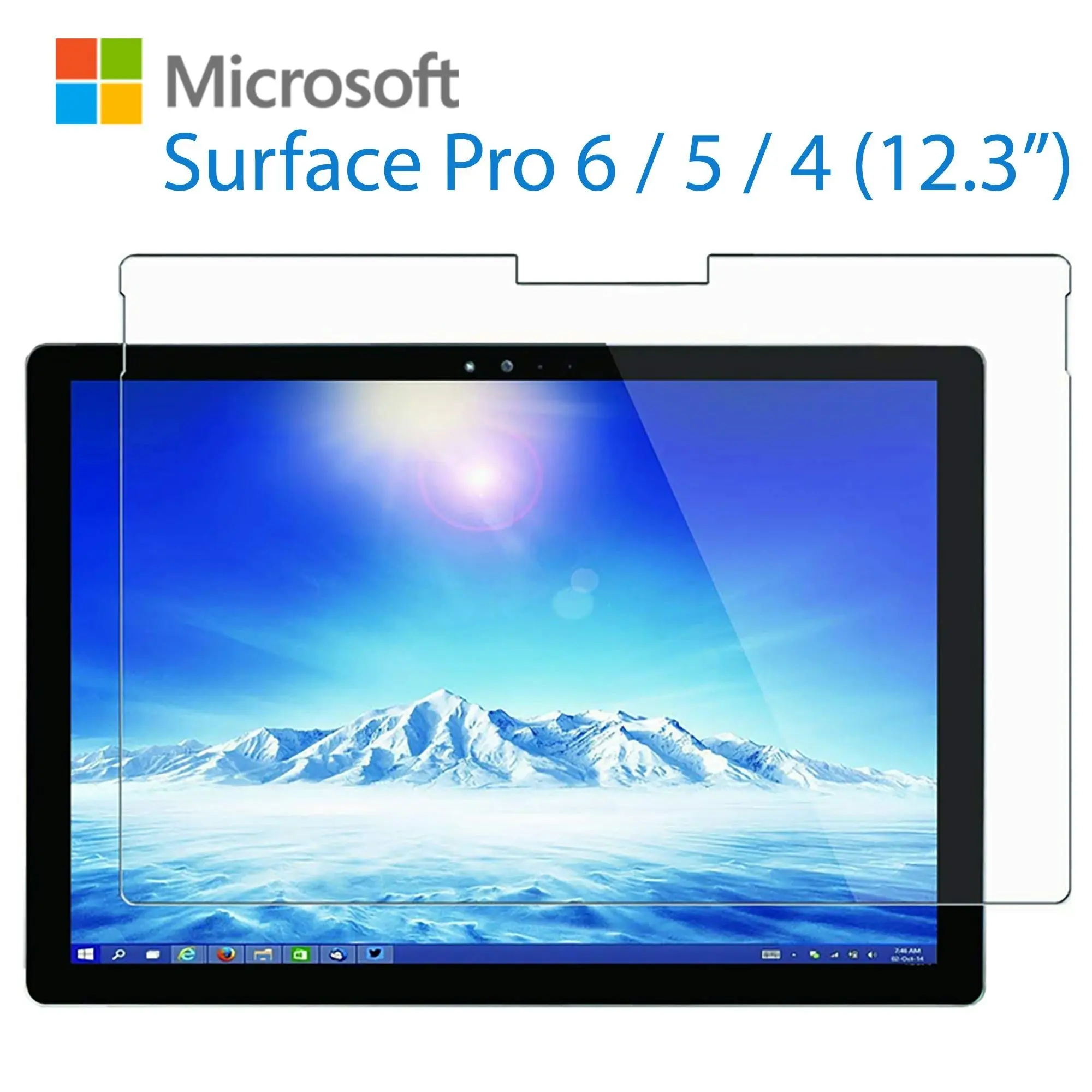 [3 Pack] MEZON Microsoft Surface Pro 3 (12") Anti-Glare Matte Film Screen Protector – Case and Surface Pen Friendly