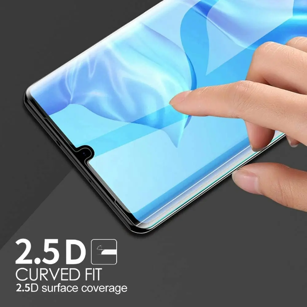 [2 Pack] MEZON Full Coverage HUAWEI P30 Pro Tempered Glass Crystal Clear Premium 9H HD Screen Protector