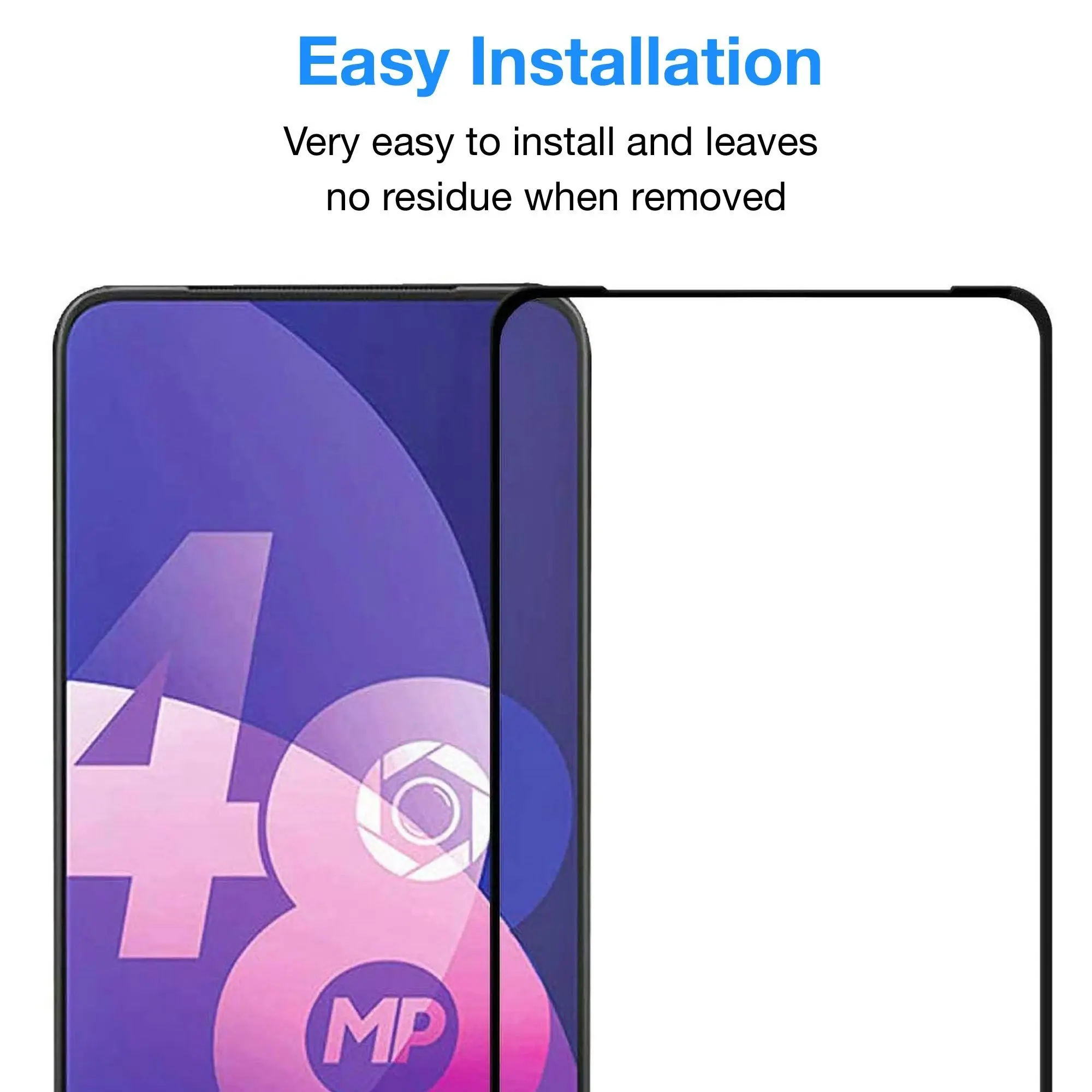 [2 Pack] MEZON Full Coverage OPPO Reno2 Z Tempered Glass Crystal Clear Premium 9H HD Screen Protector (OPPO Reno2 Z, 9H Full)