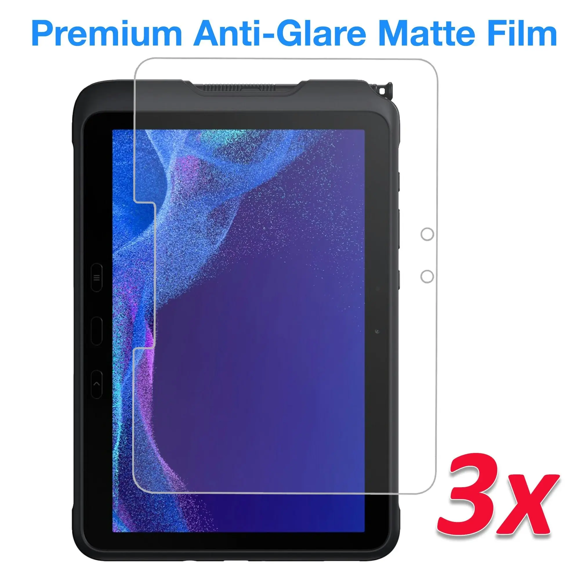 [3 Pack] MEZON Samsung Galaxy Tab Active4 Pro 10.1" Anti-Glare Matte Film Screen Protector (Tab Active4 Pro, Matte)