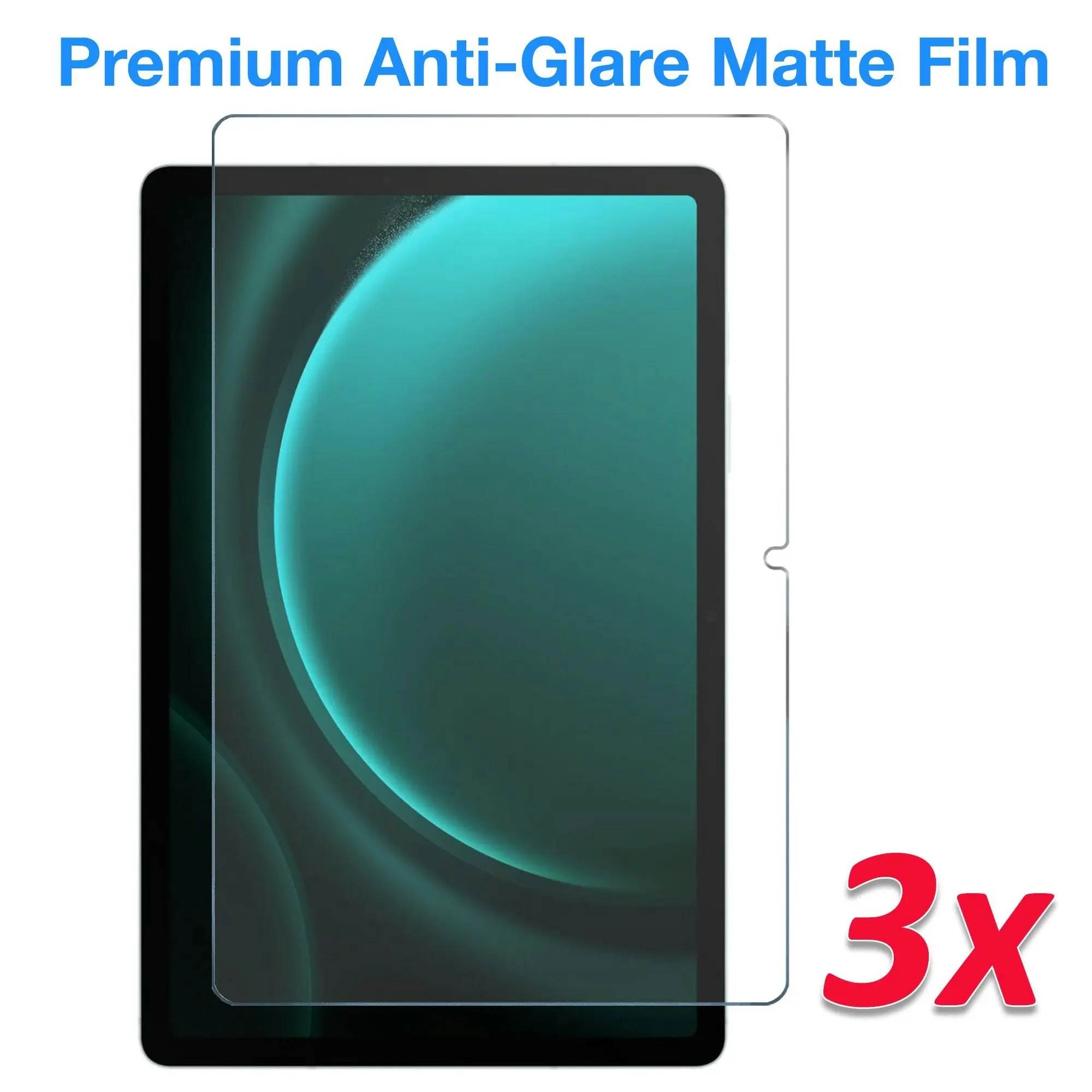 [3 Pack] MEZON Samsung Galaxy Tab S9 FE (10.9") Anti-Glare Matte Film Screen Protector (SM-X510, X516, Matte)